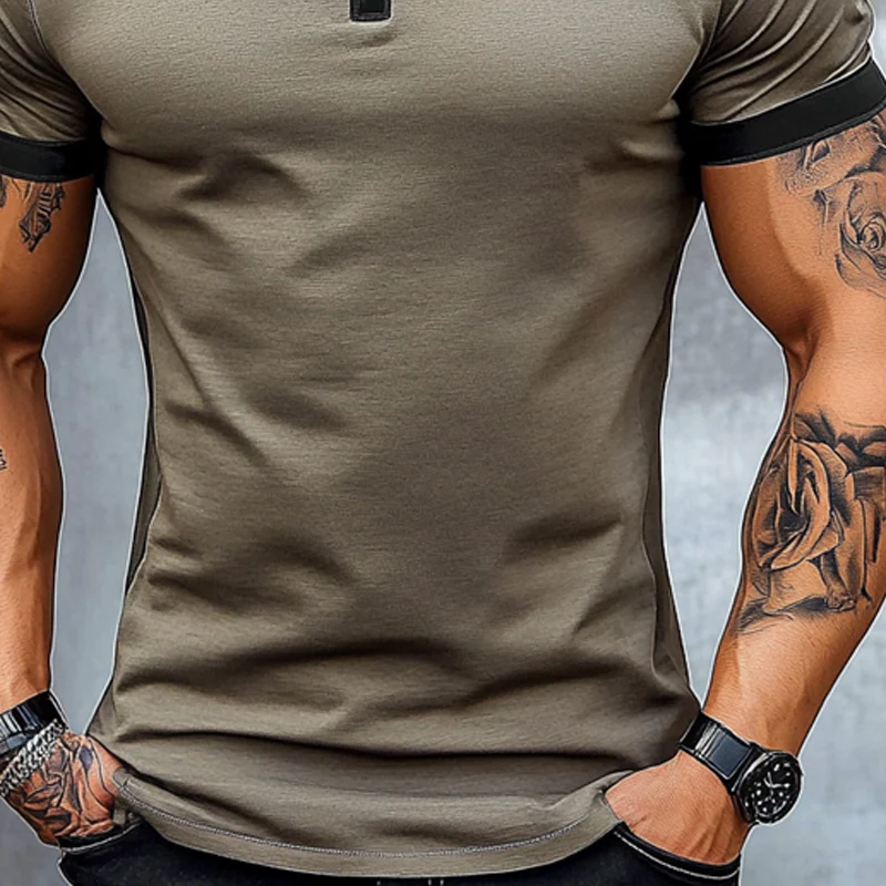 Anthony | Men'S Round Neck Pullover Casual Short-Sleeved T-Shirt - Image 4