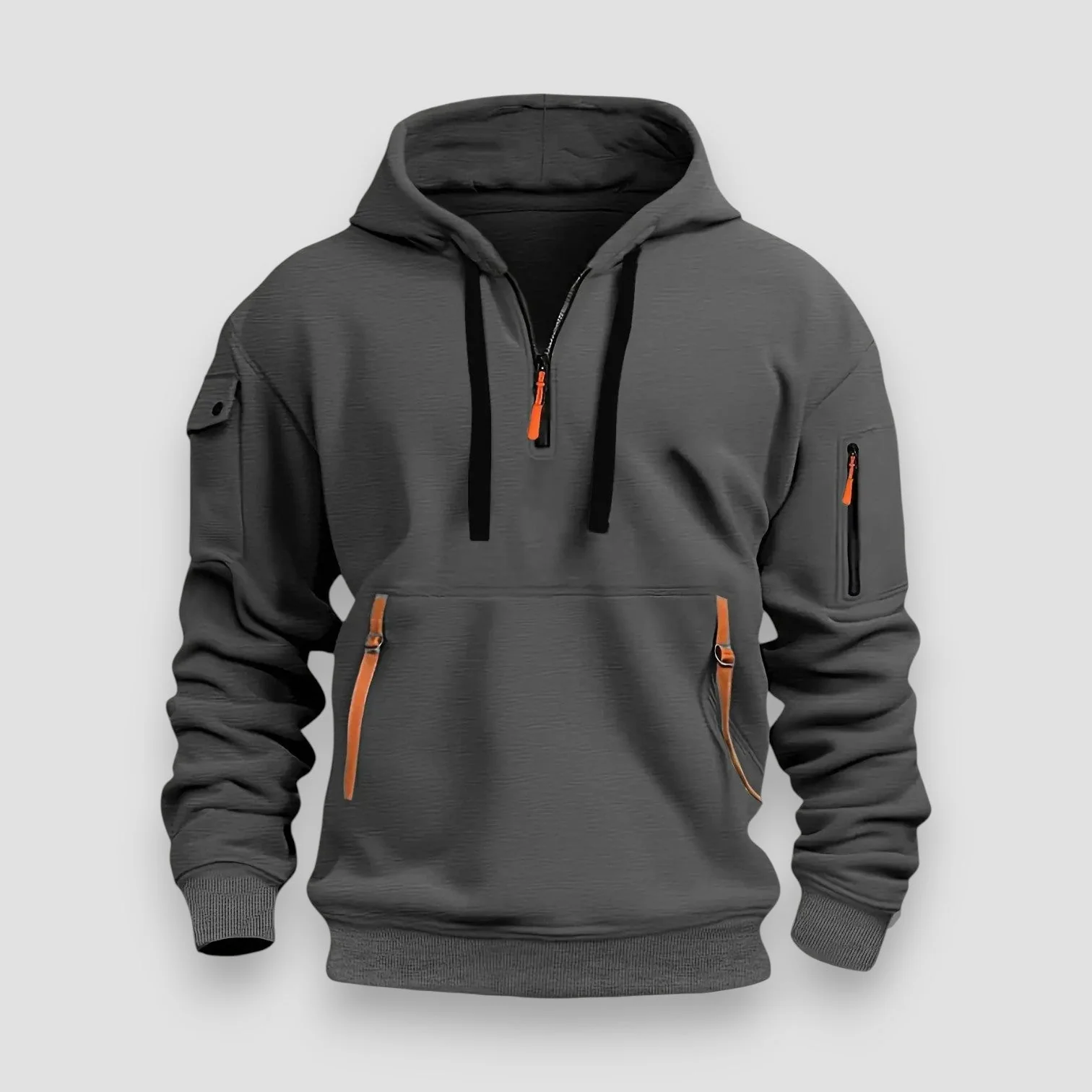 Antoine | Comfortable Zip-Up Sweater - Image 3