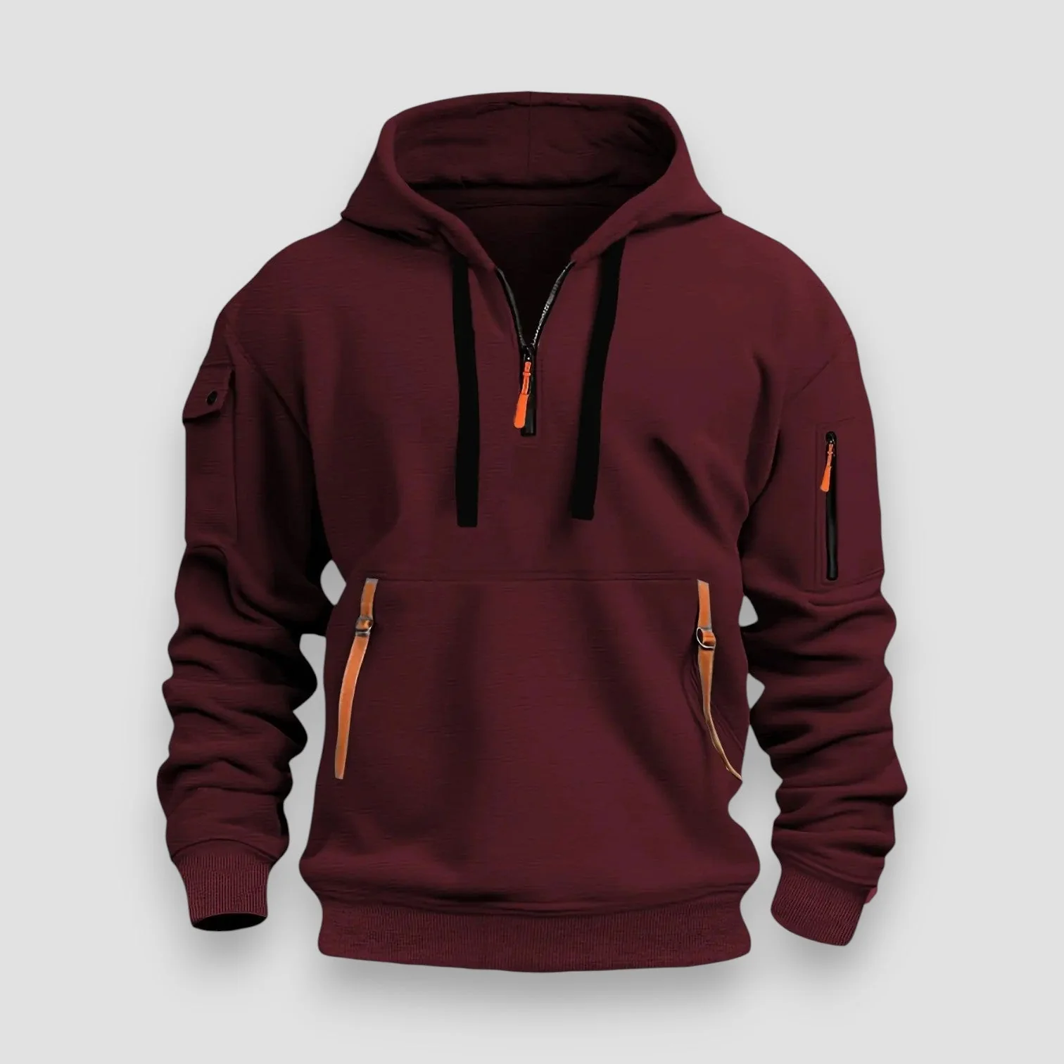Antoine | Comfortable Zip-Up Sweater - Image 4