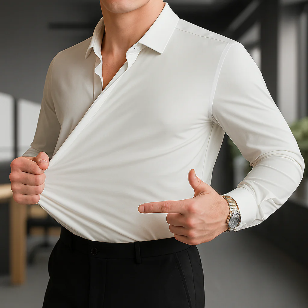 Antoine | Stretchy, wrinkle-free shirt - Image 2