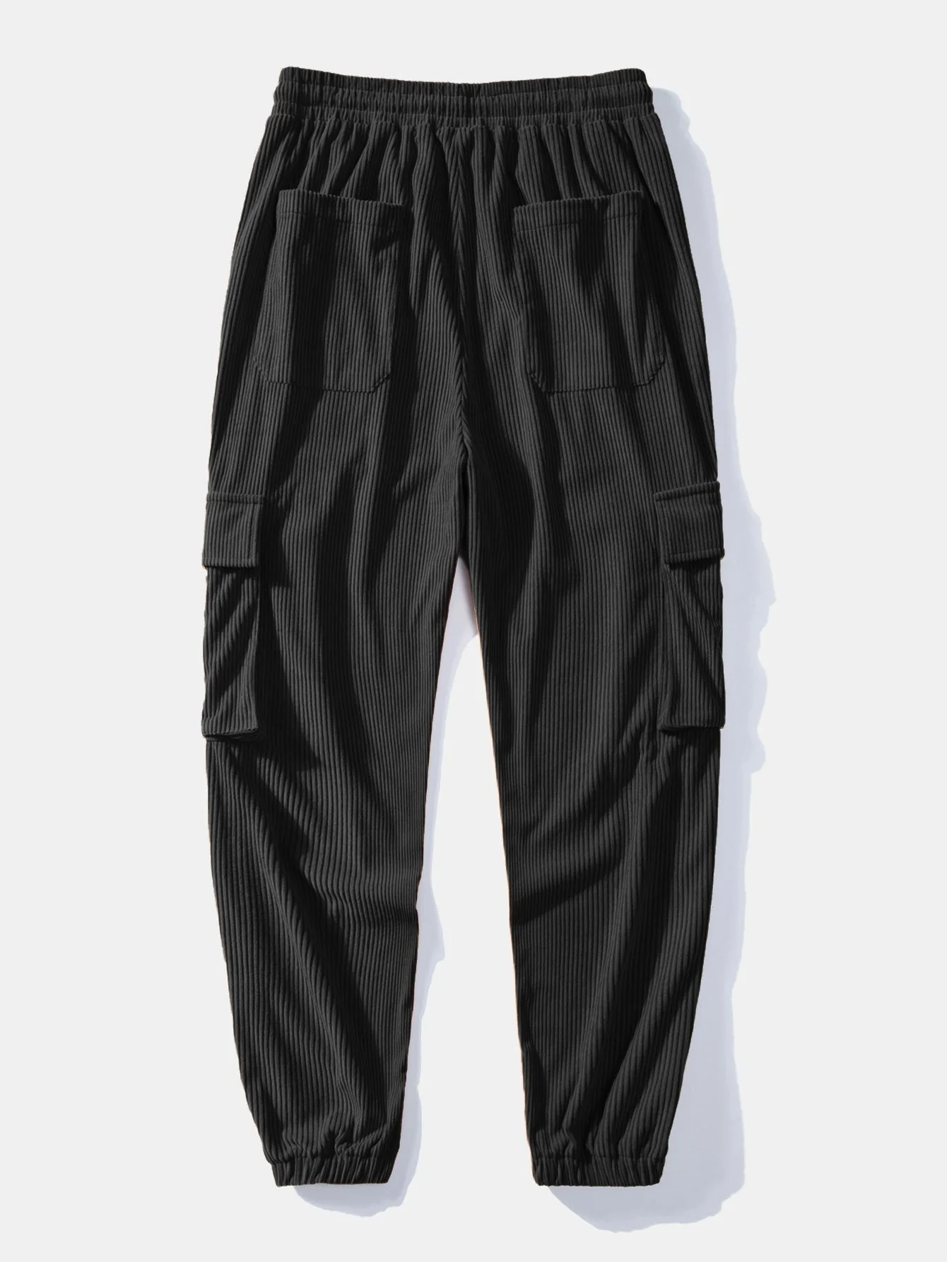 Antolín® | Drawstring Corduroy Cargo Jogger Pants - Image 4