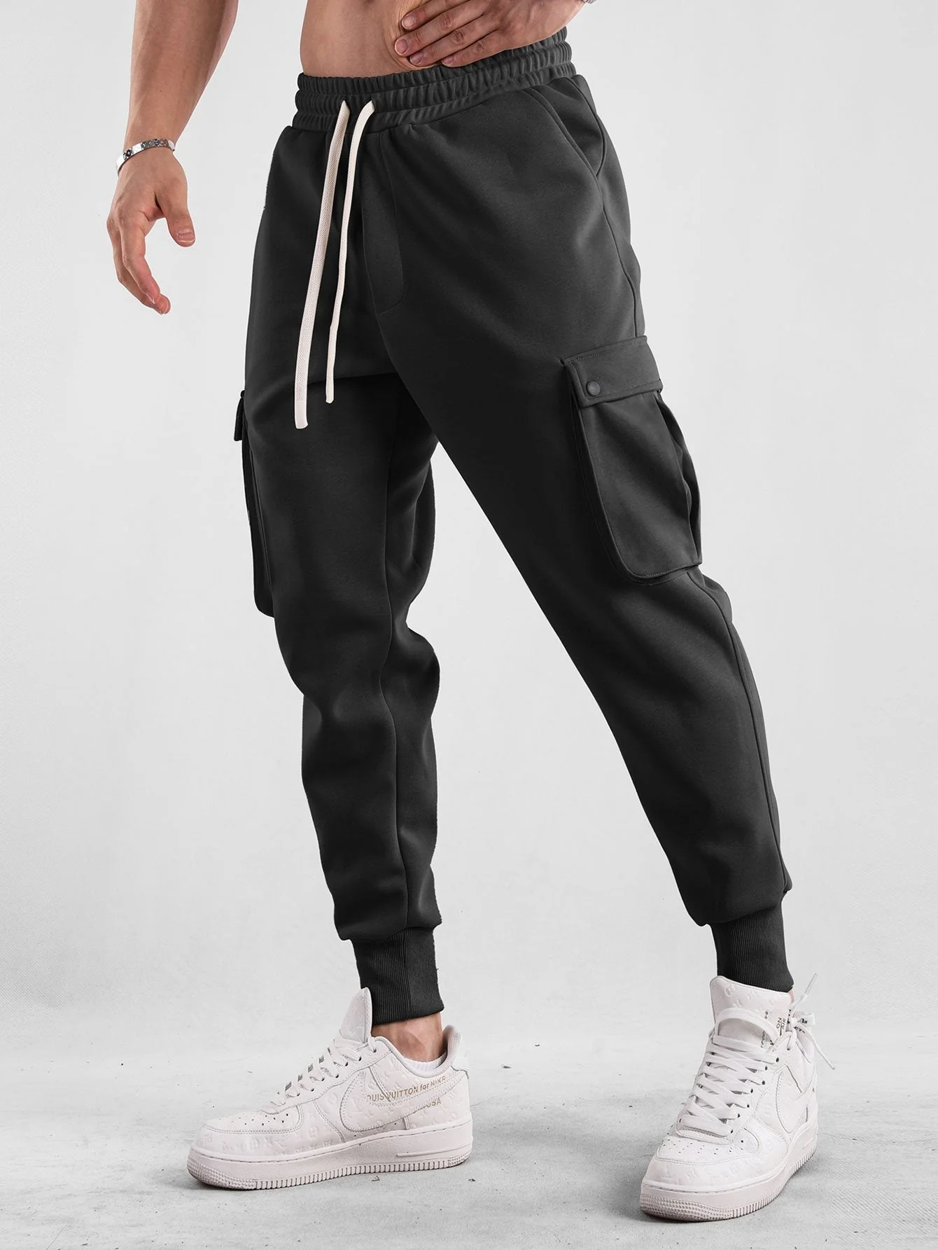 Antonio® | Drawstring Cargo Jogger Pants - Image 4