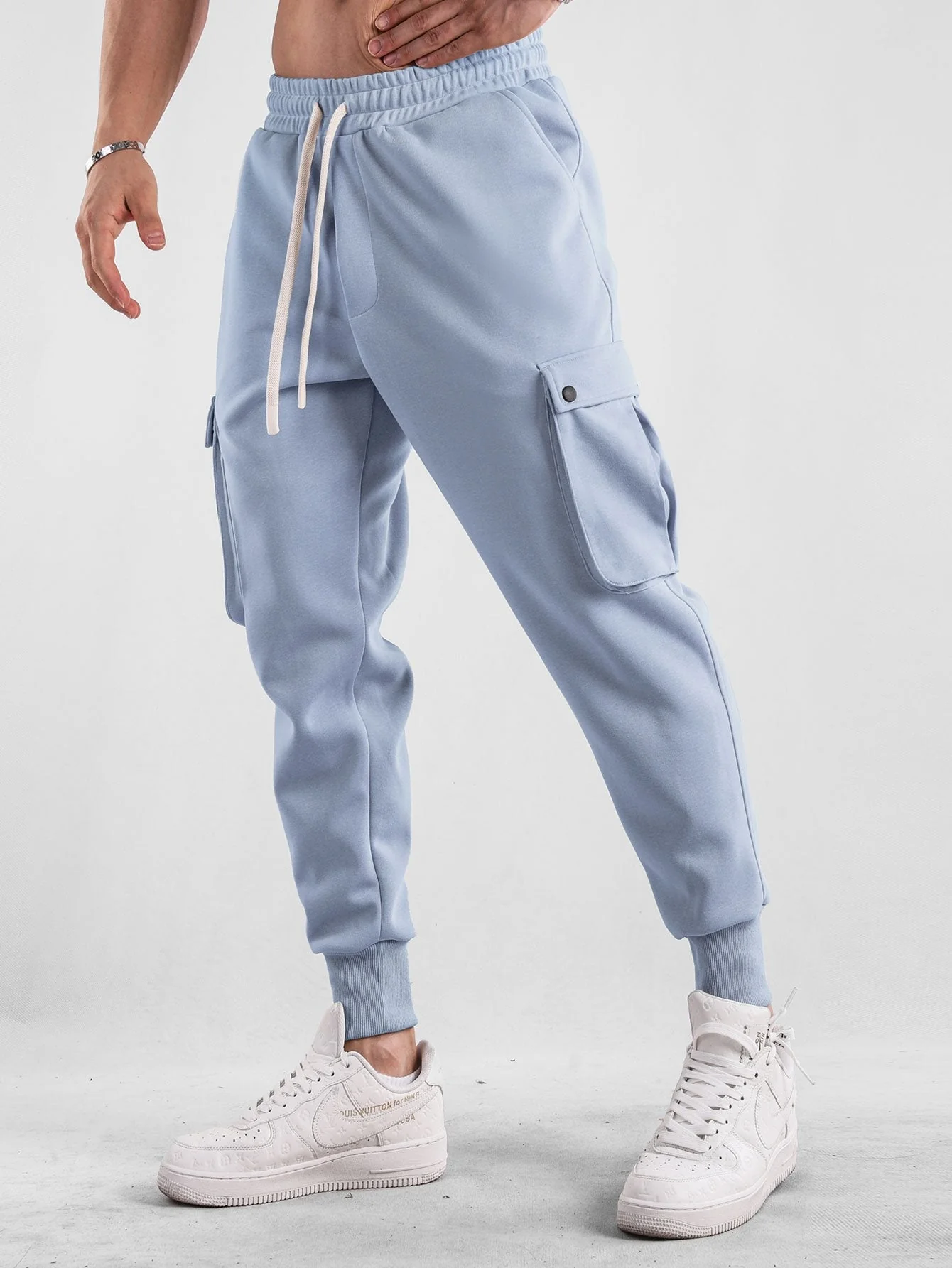 Antonio® | Drawstring Cargo Jogger Pants - Image 9