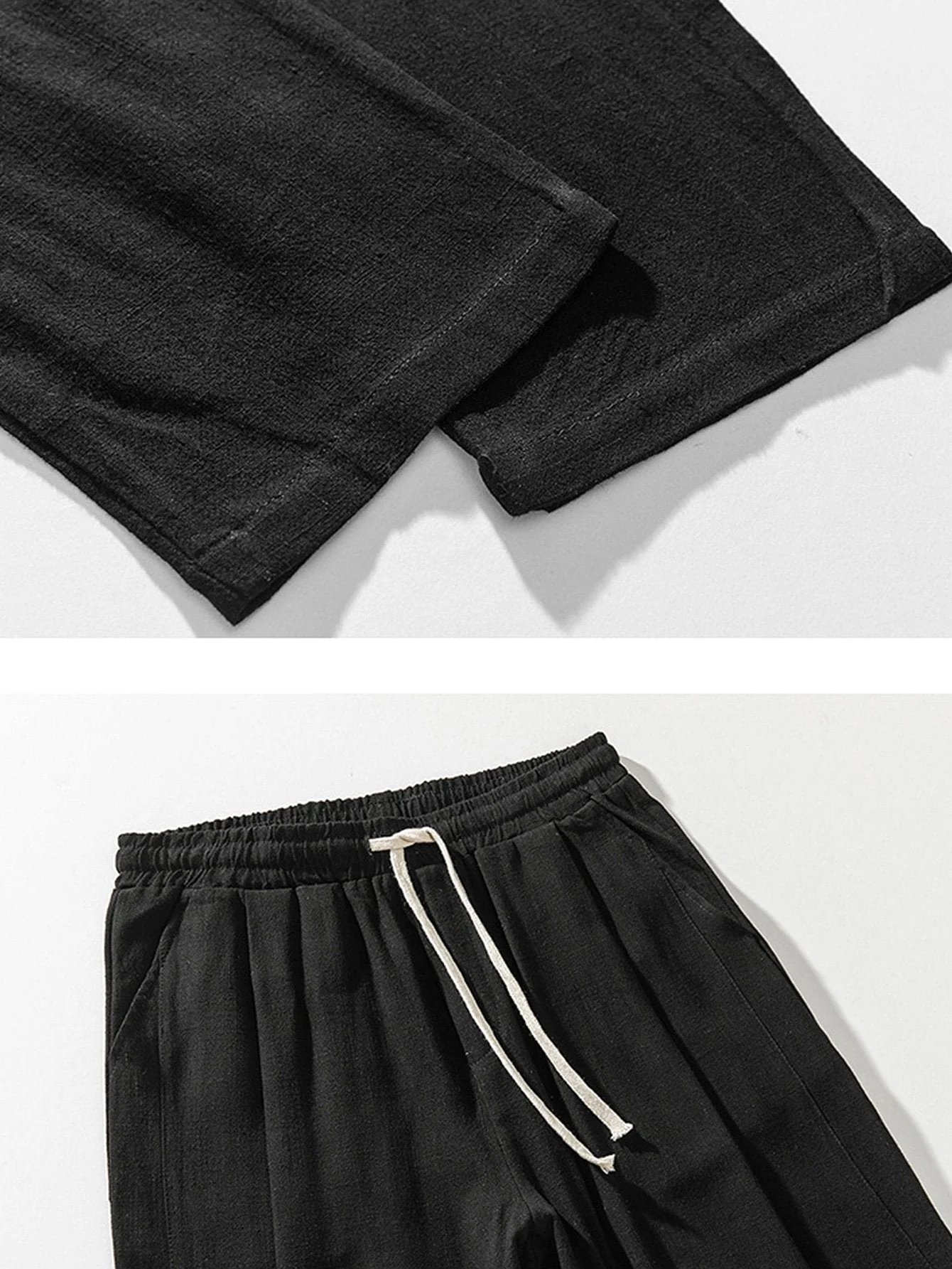 Antonio® | Relax Fit Harem Pants In Linen And Cotton Blend - Image 8