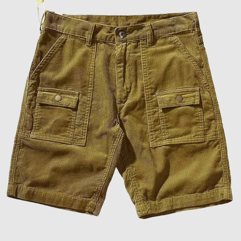 Antuan® | Davide Costa Corduroy Cargo Shorts - Image 2