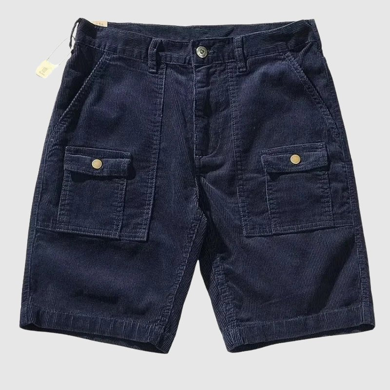 Antuan® | Davide Costa Corduroy Cargo Shorts - Image 3