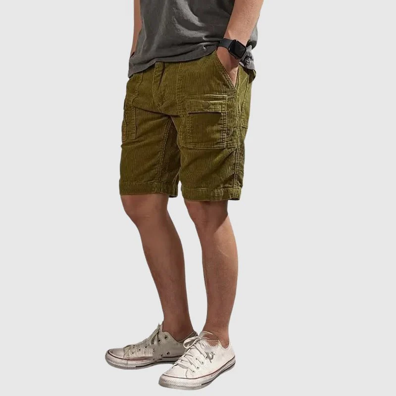 Antuan® | Davide Costa Corduroy Cargo Shorts - Image 9