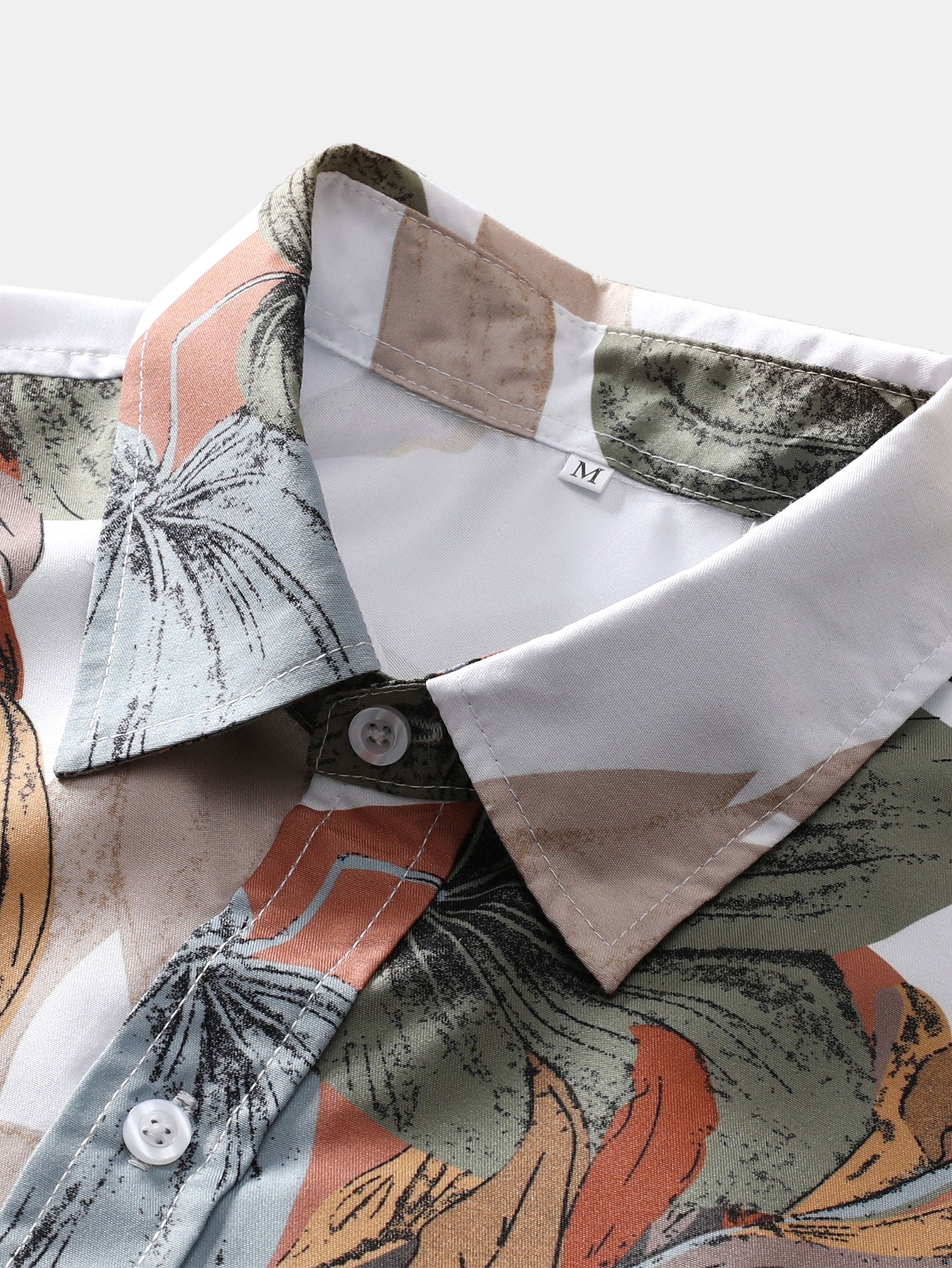 Anwil® | Tropical Print Button Up Shirt - Image 7