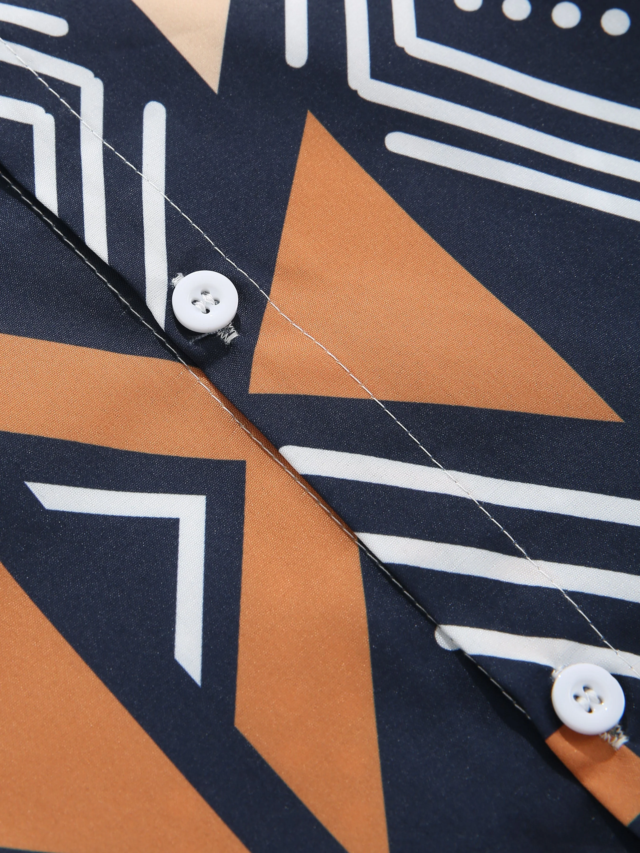 Aodh® | Geometric Print Shirt - Image 5