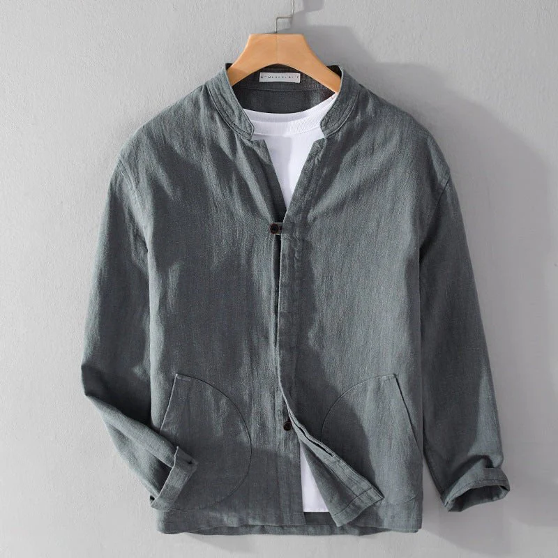 Apelio® | Davide Costa Heirloom Linen Shirt - Image 4