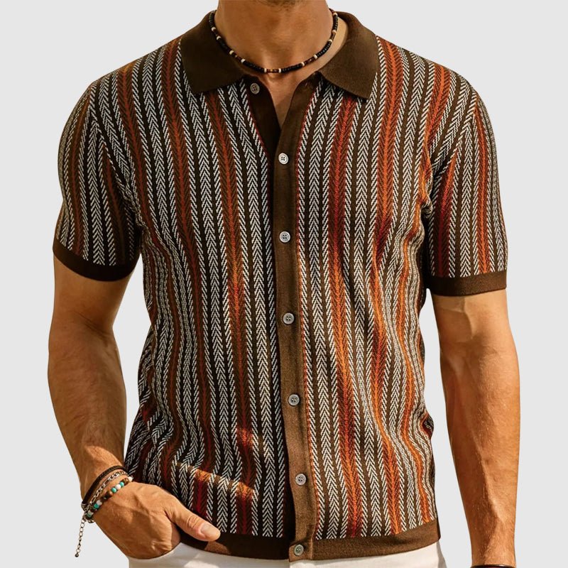 Apolinar® | Davide Costa Jacquard Polo Shirt - Image 2