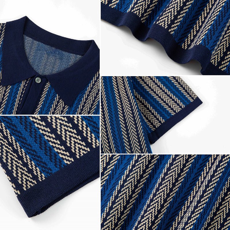 Apolinar® | Davide Costa Jacquard Polo Shirt - Image 9