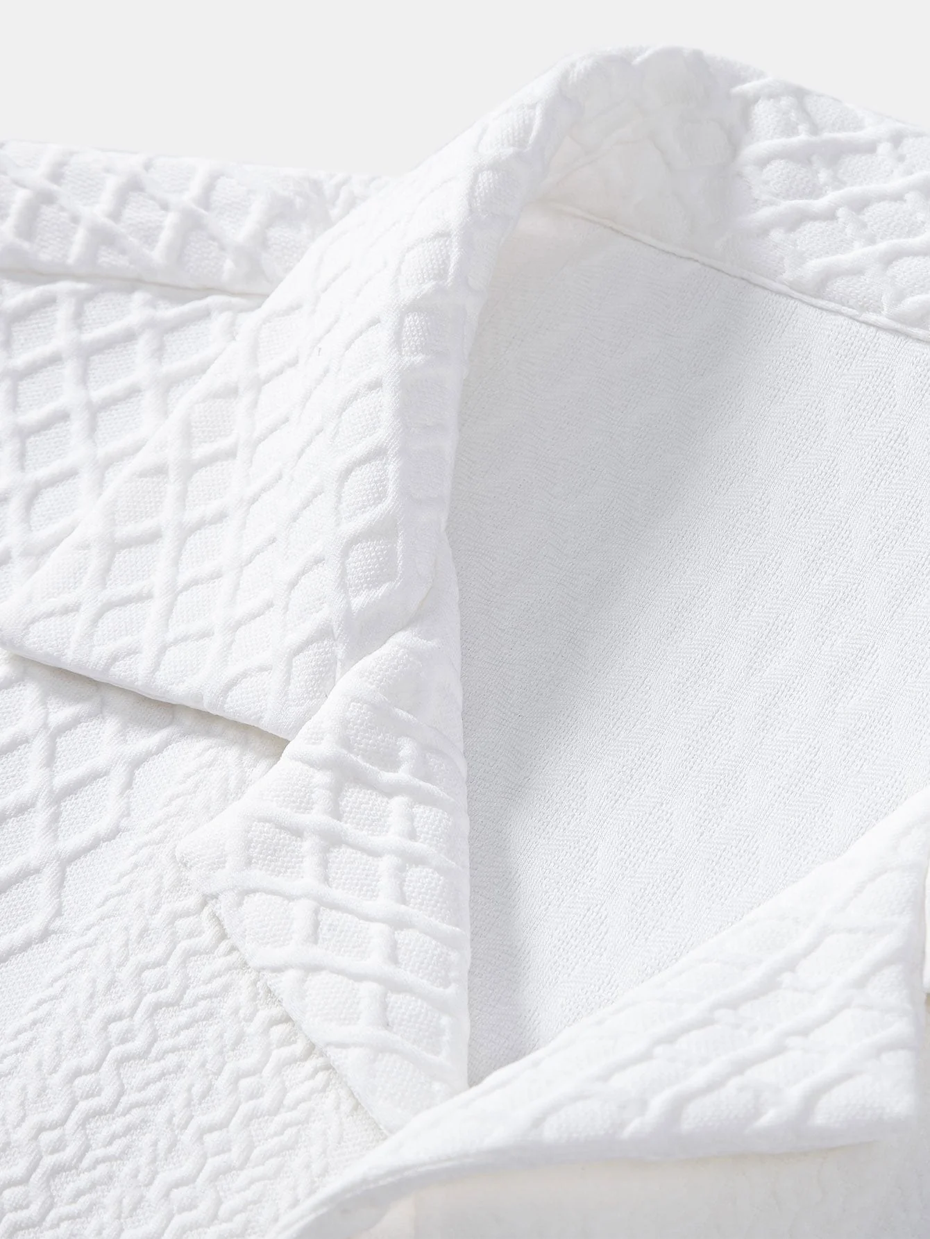 Apolinar® | Rhombus Geometric Jacquard Textured Cuban Shirt - Image 5
