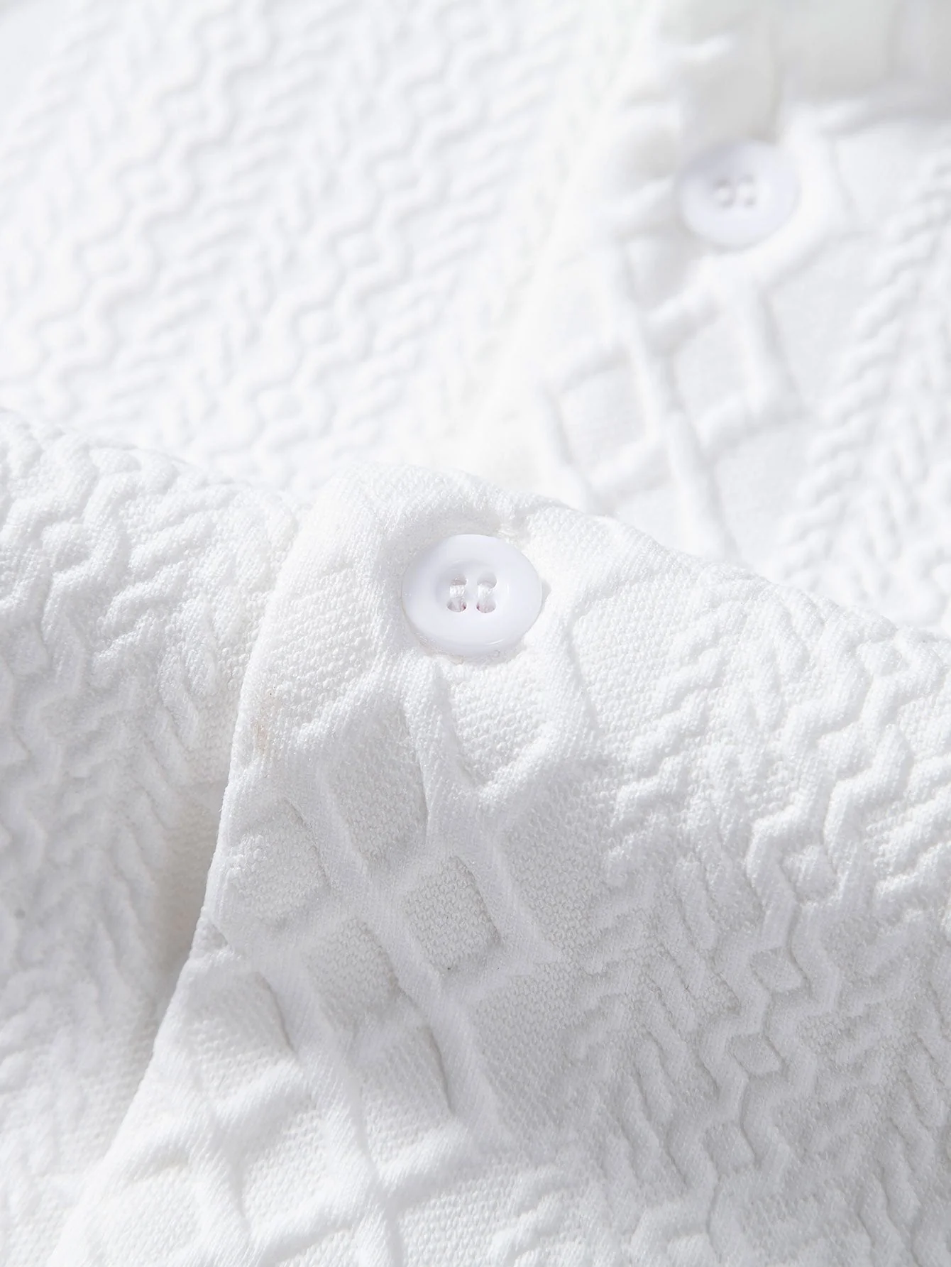 Apolinar® | Rhombus Geometric Jacquard Textured Cuban Shirt - Image 7