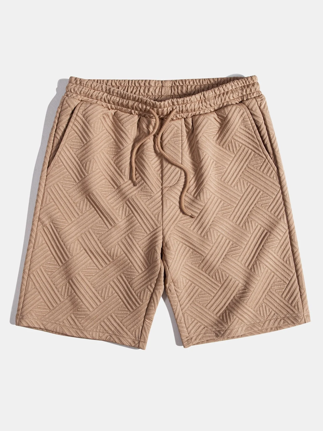 Apolinar® | Texture Jacquard Button Up Shirt & Shorts - Image 4