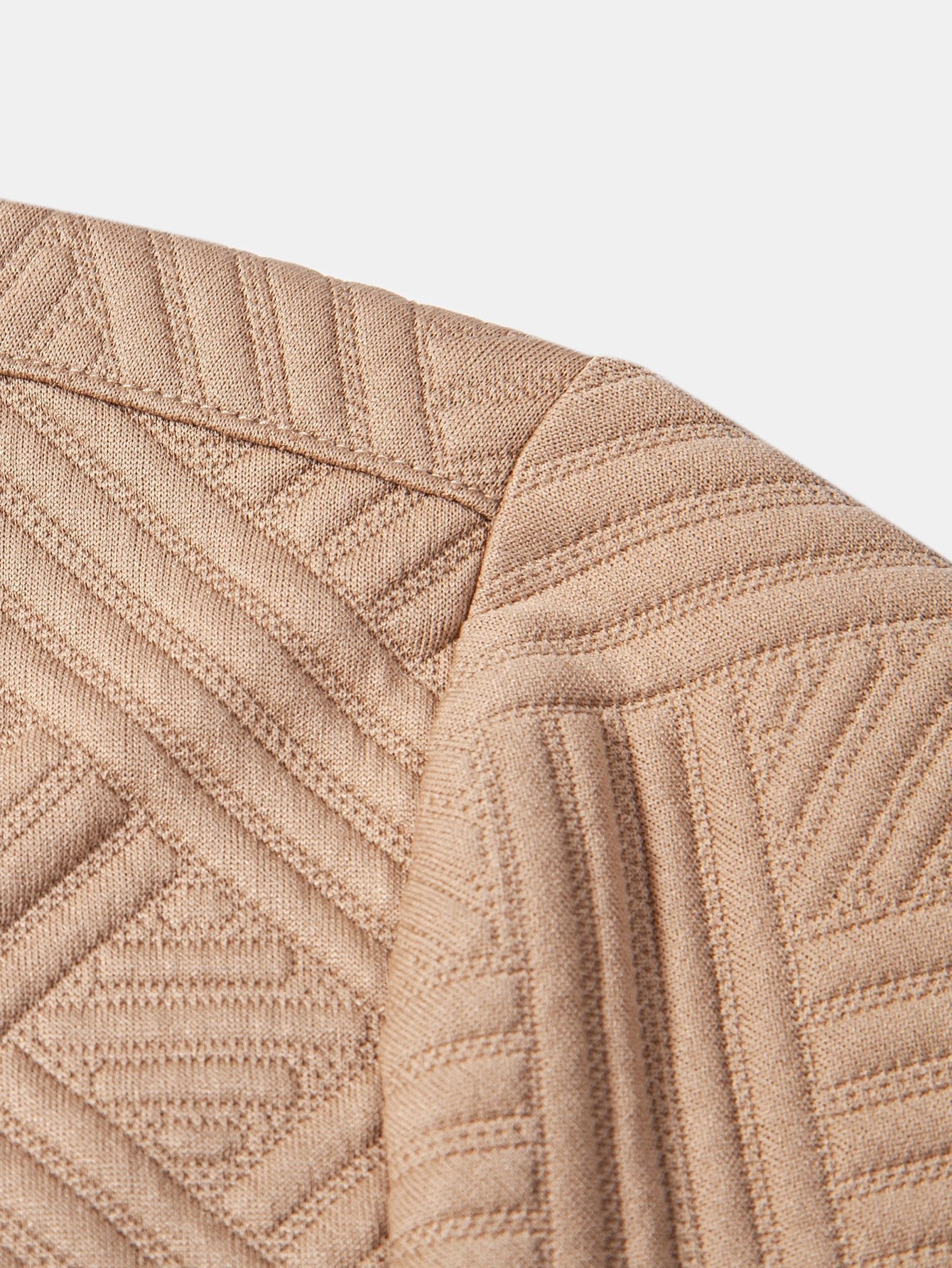 Apolinar® | Texture Jacquard Button Up Shirt & Shorts - Image 7