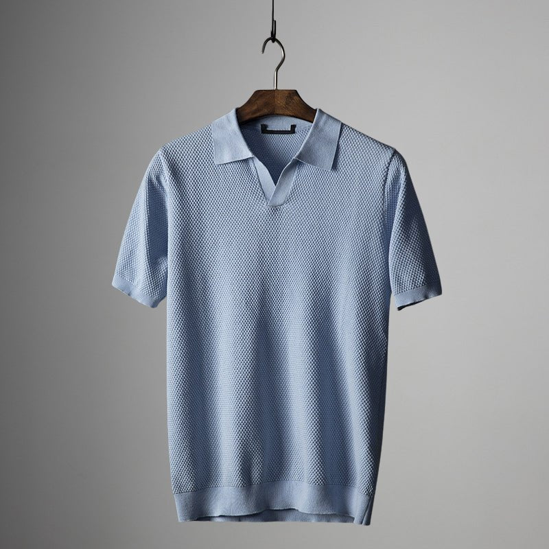 Apostolos® | Davide Costa Knit Polo Shirt - Image 3