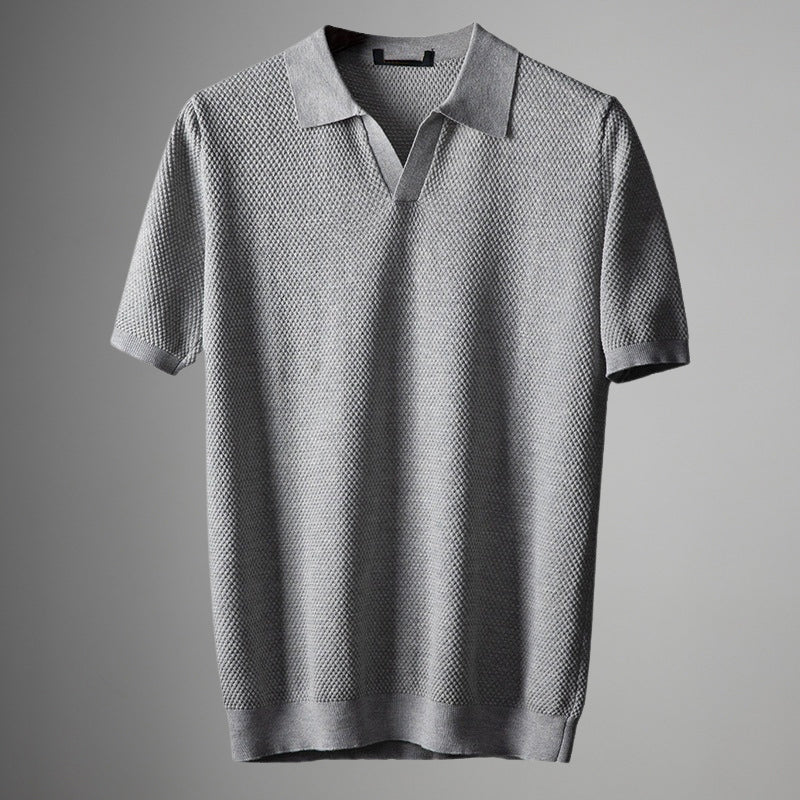 Apostolos® | Davide Costa Knit Polo Shirt - Image 8