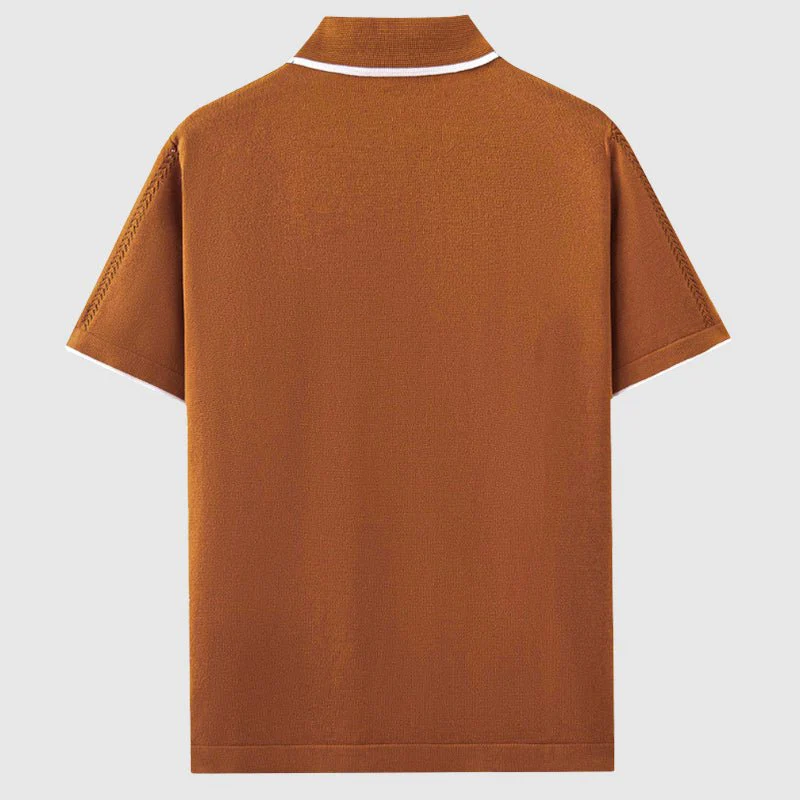 Appius® | Davide Costa Knitted Polo Shirt - Image 8