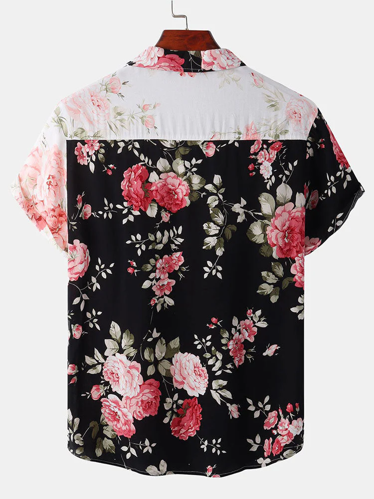 Appius® | Two Tone Floral Print Shirt - Image 2