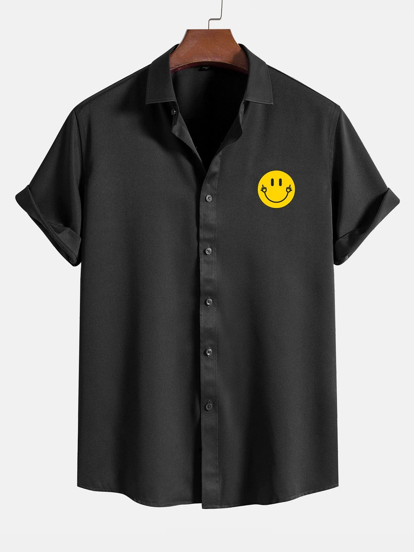 Aquila® | Smile Face Emoij Print Shirts - Image 2