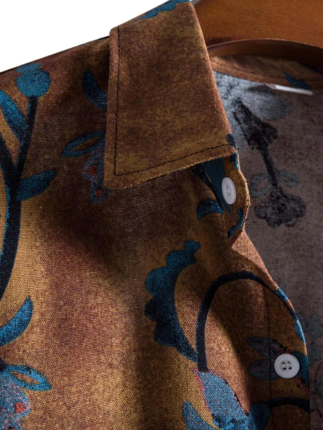 Arad® | Floral Print Button Up Shirt - Image 3