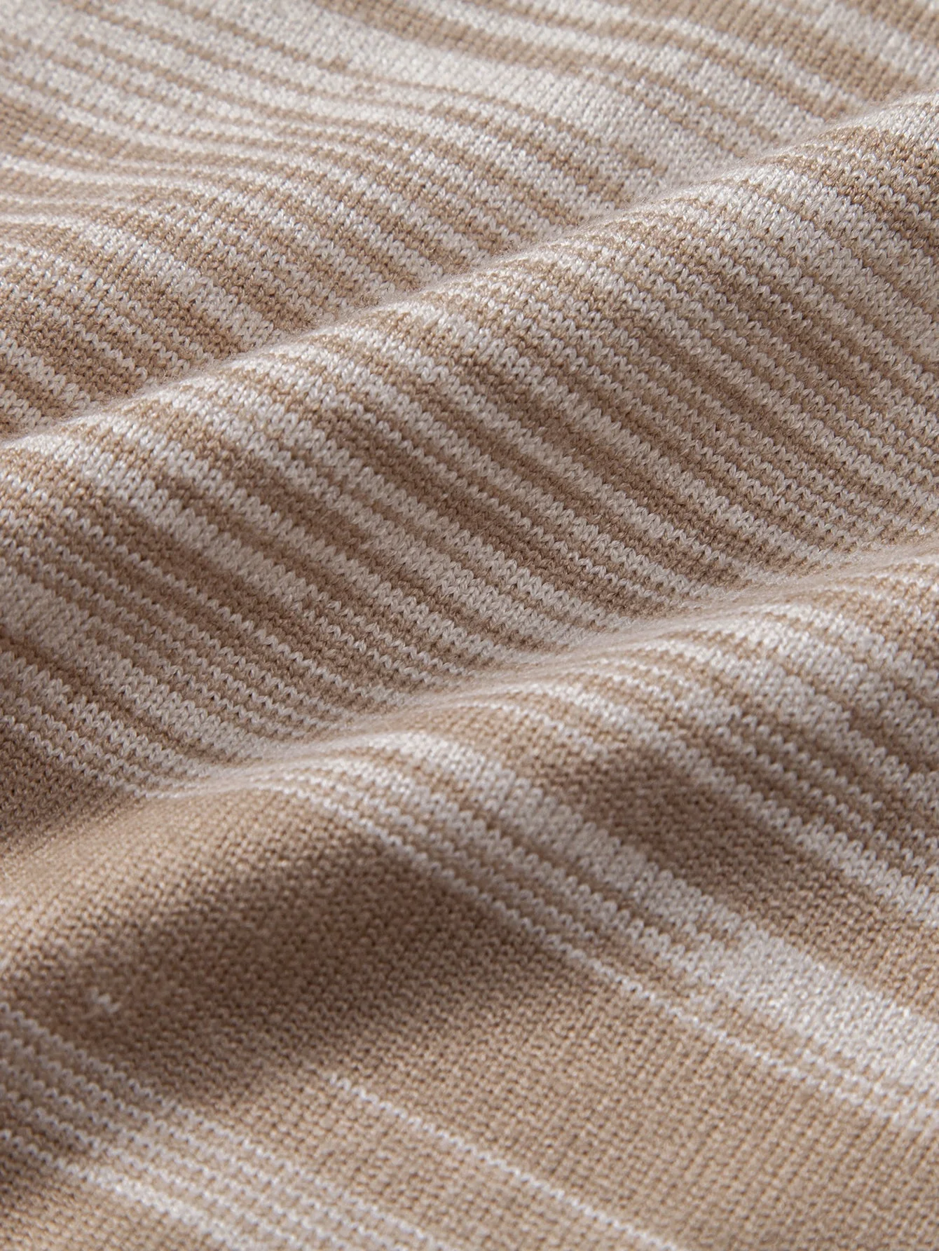 Aran® | Horizontal Stripe Pattern Crew Neck Sweater - Image 2