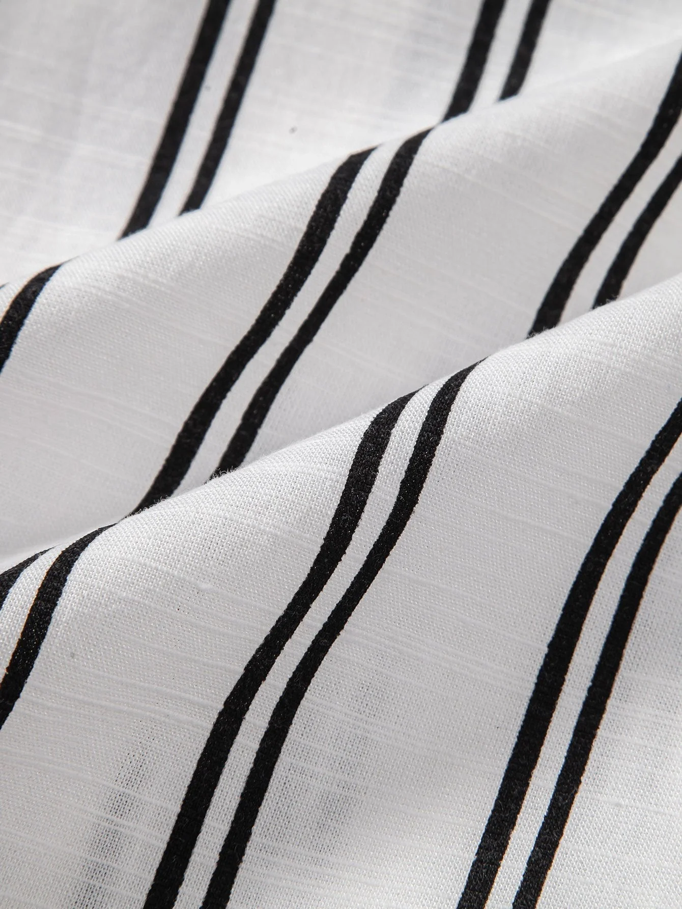 Arán® | Linen Look Striped Button Up Shirt - Image 5