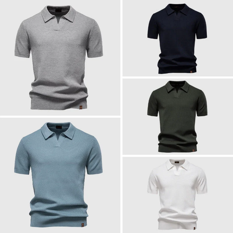 Arandes® | Davide Costa Marsala Polo Shirt - Image 6
