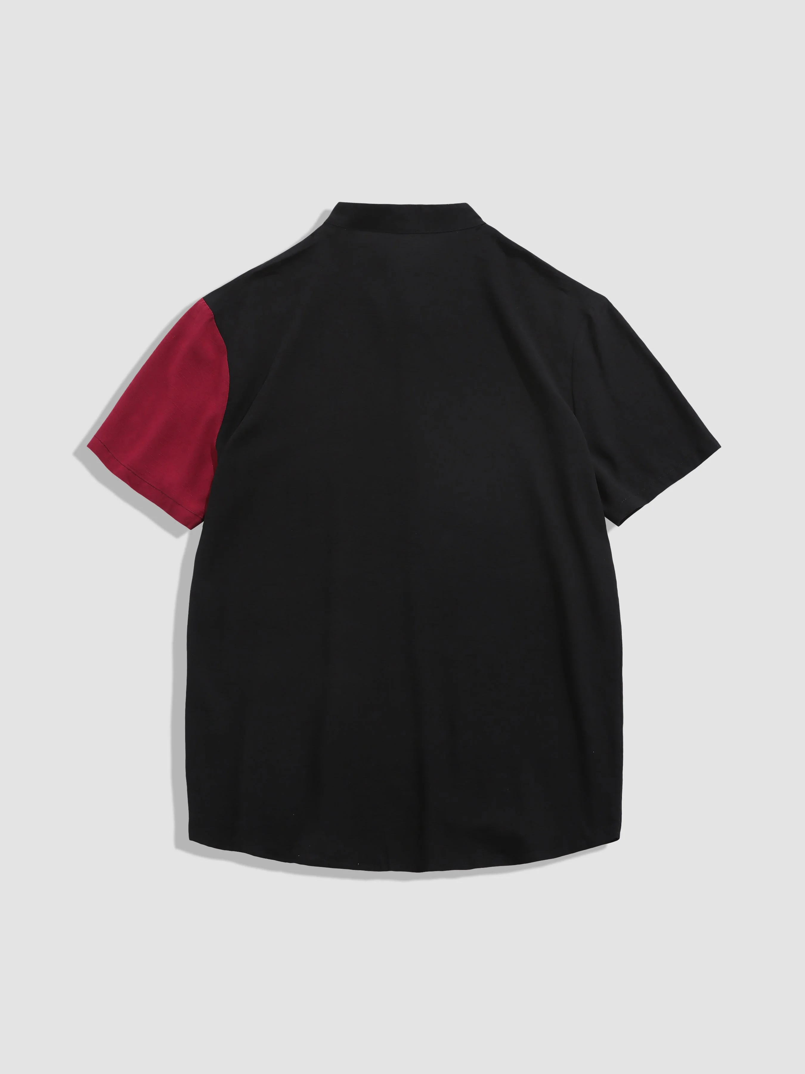 Arata® | Contrast Color Short Sleeve Shirts - Image 2