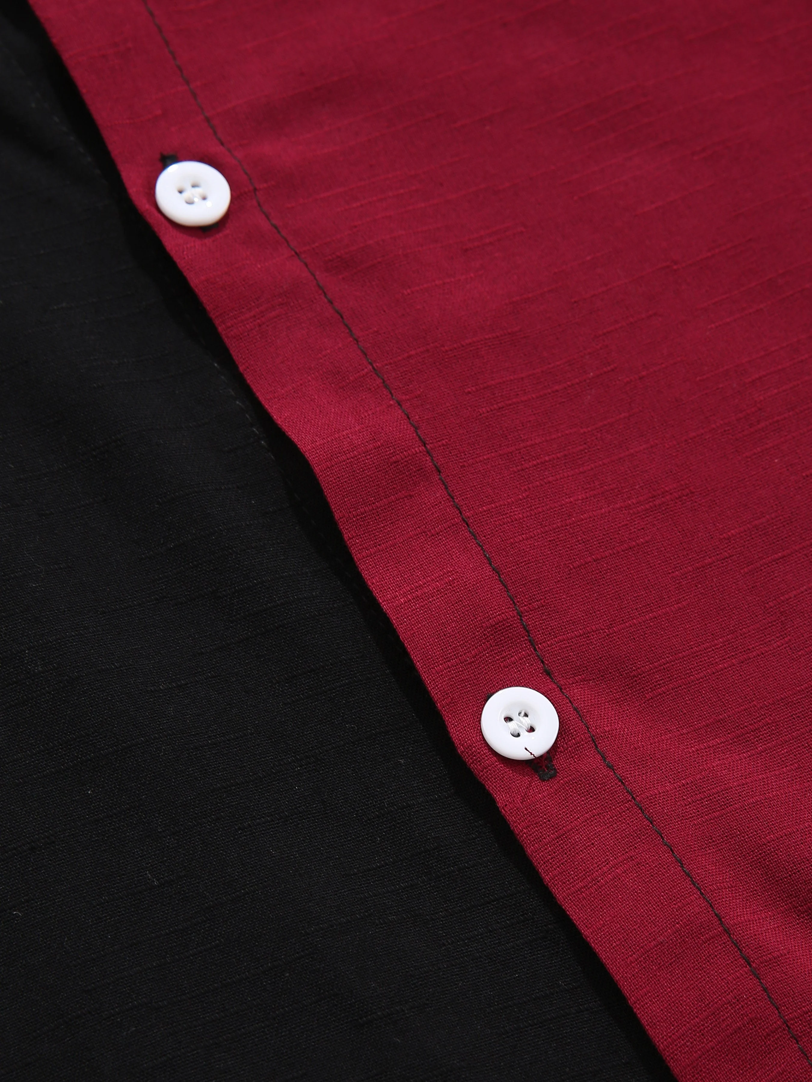 Arata® | Contrast Color Short Sleeve Shirts - Image 4