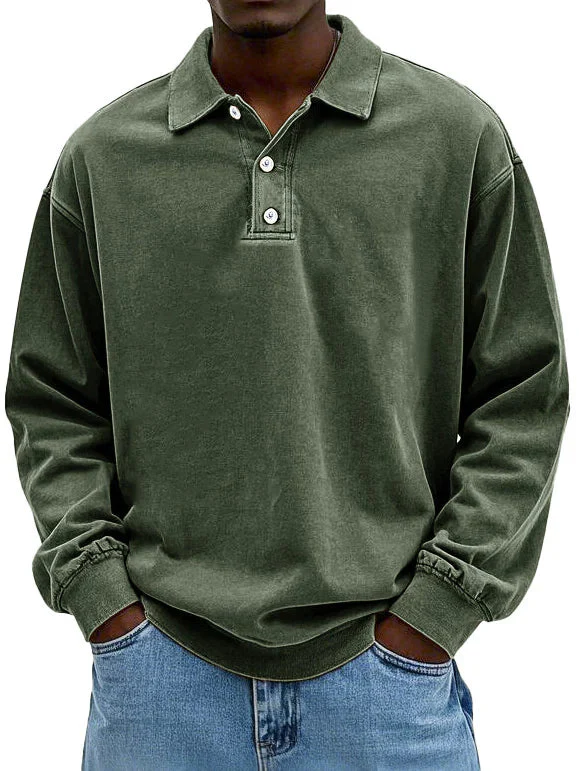 Arcadio® | Vintage Long Sleeved Shirt - Image 8