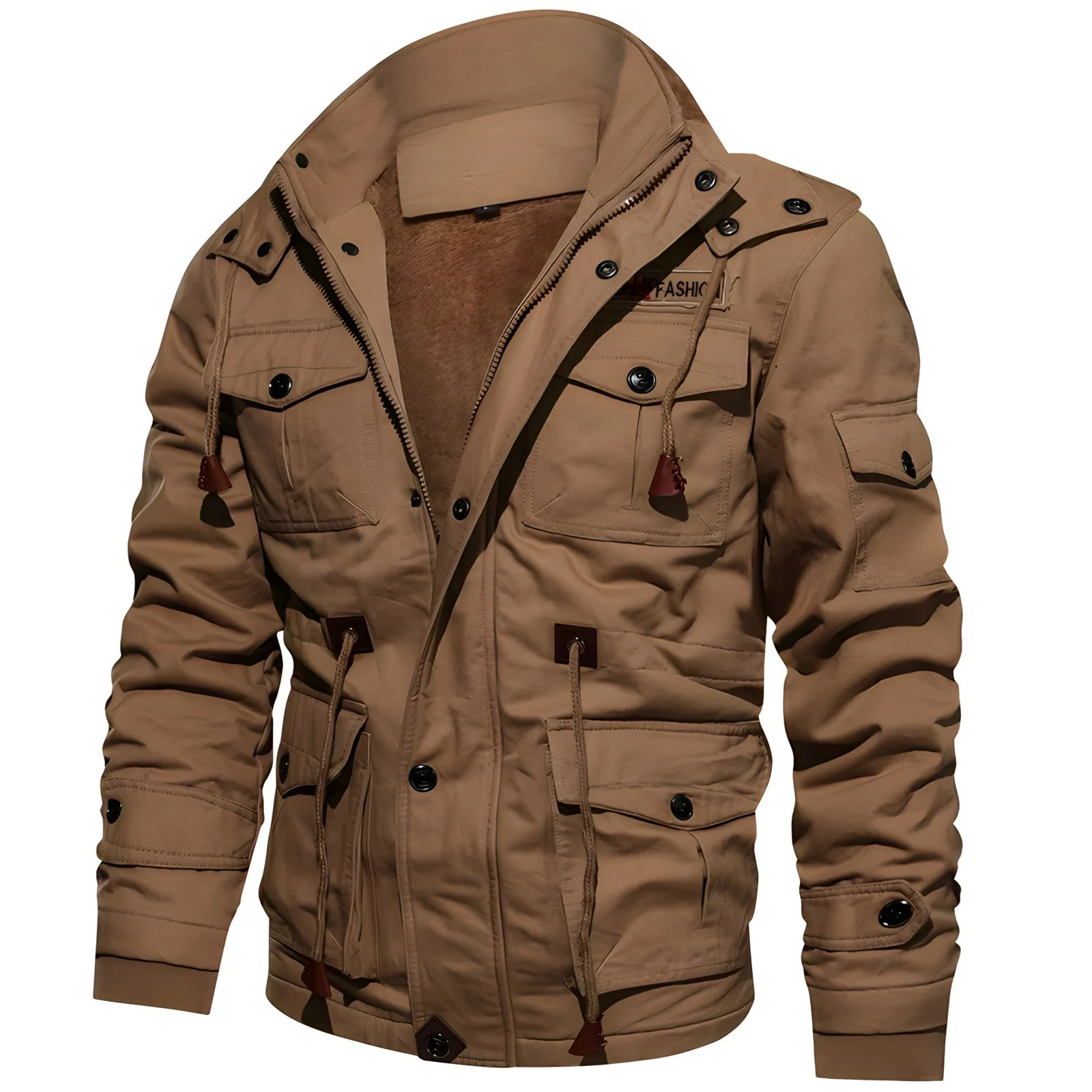 Arcadio | Functional military jacket with multiple pockets - Image 10