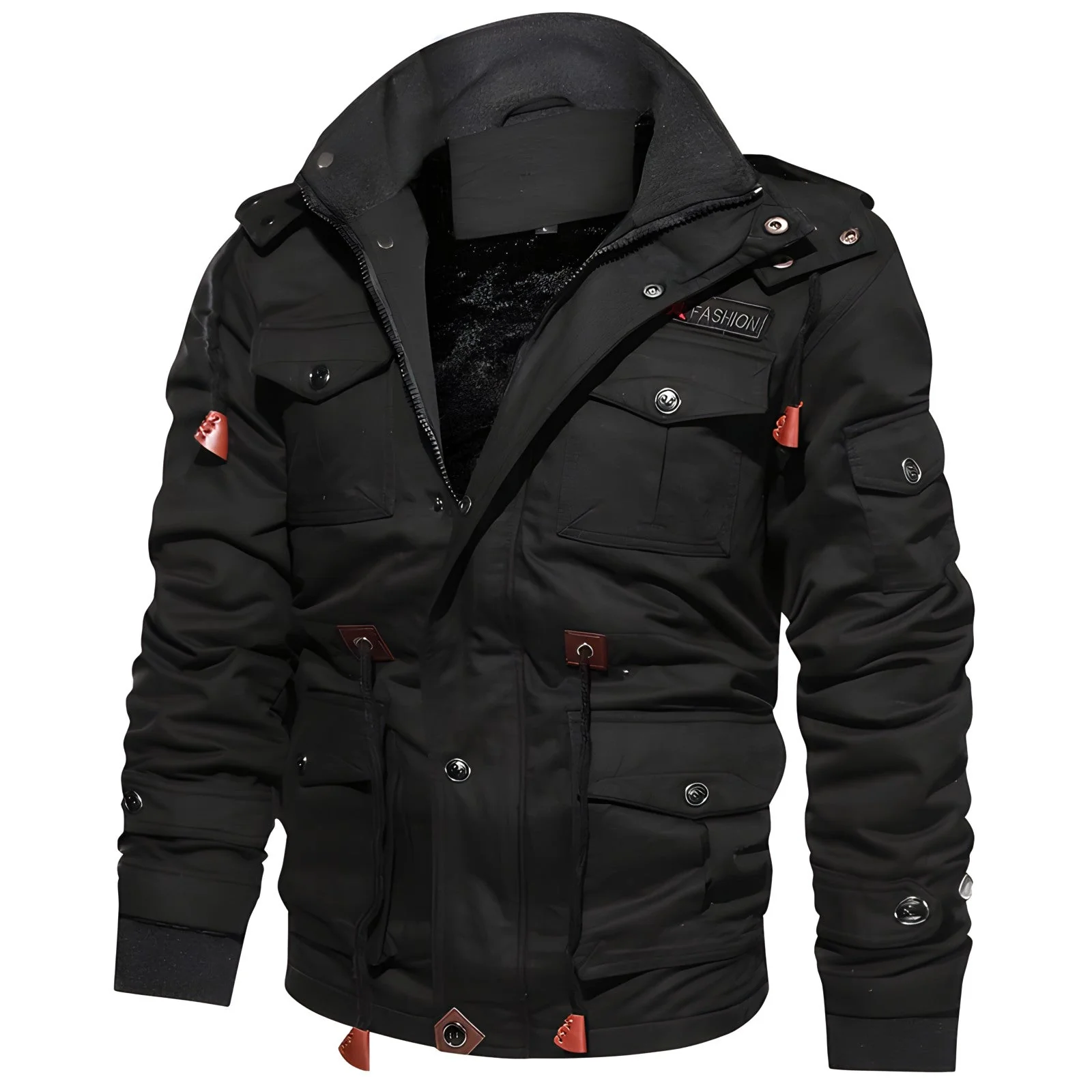 Arcadio | Functional military jacket with multiple pockets - Image 12