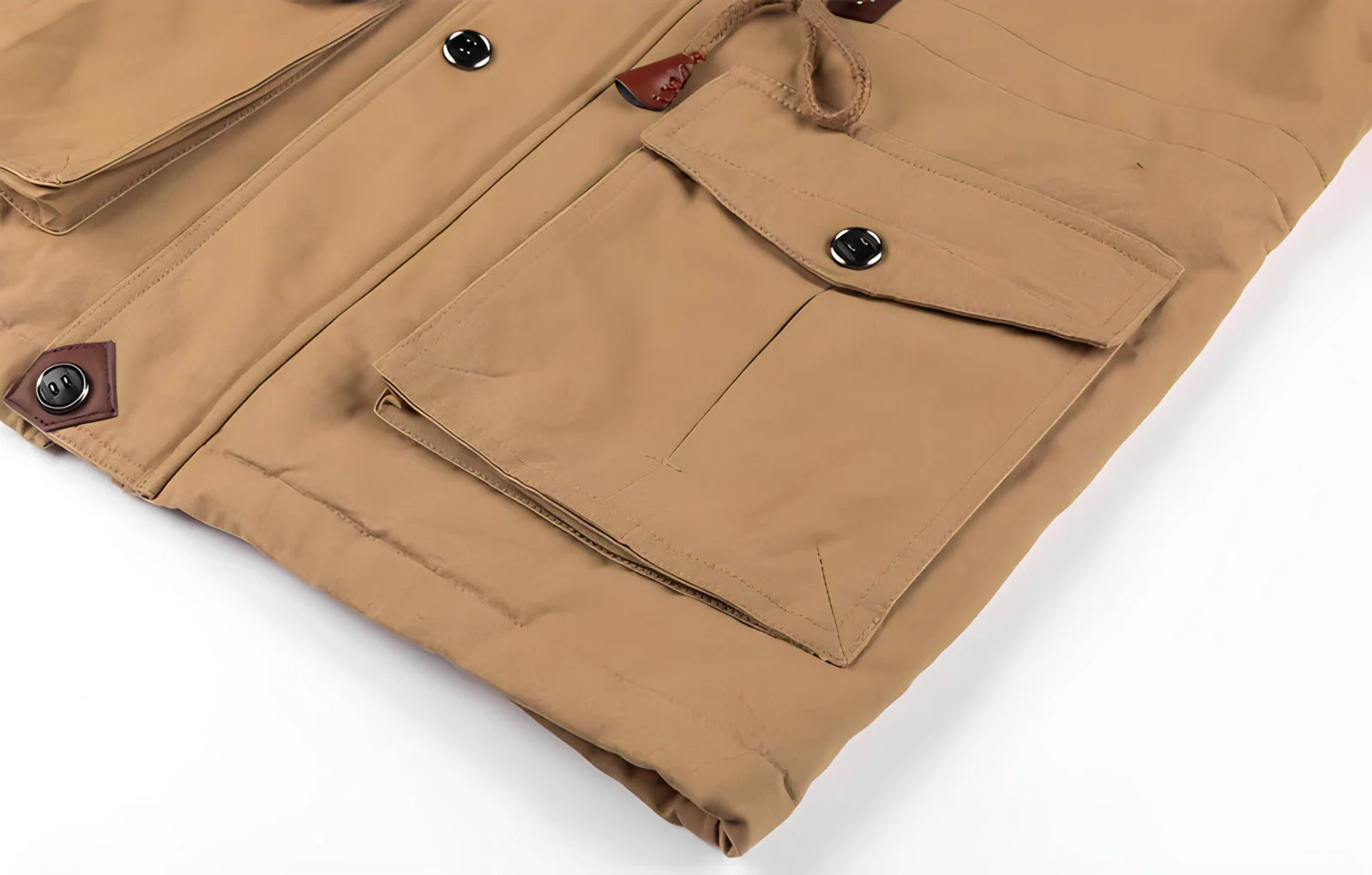 Arcadio | Functional military jacket with multiple pockets - Image 3