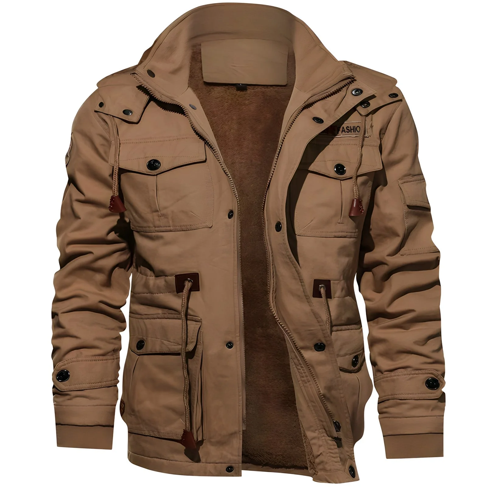 Arcadio | Functional military jacket with multiple pockets - Image 6