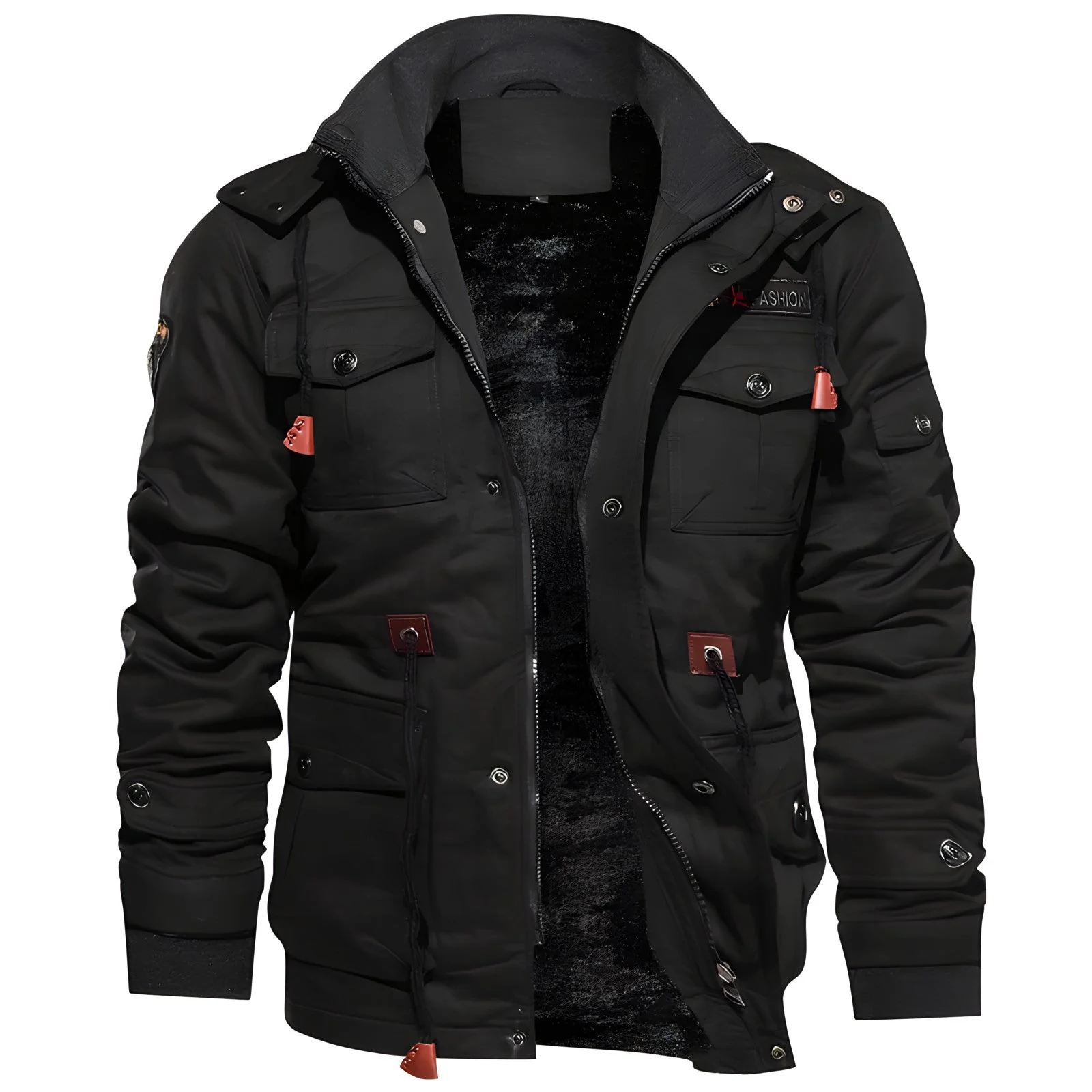 Arcadio | Functional military jacket with multiple pockets - Image 7