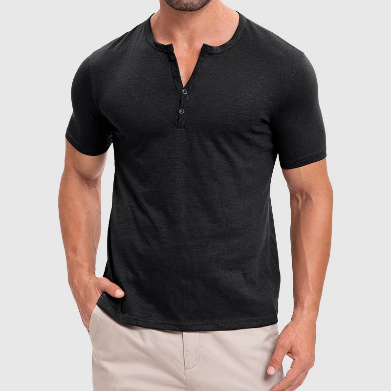 Arcani® | Davide Costa Riviera Henley Shirt - Image 2