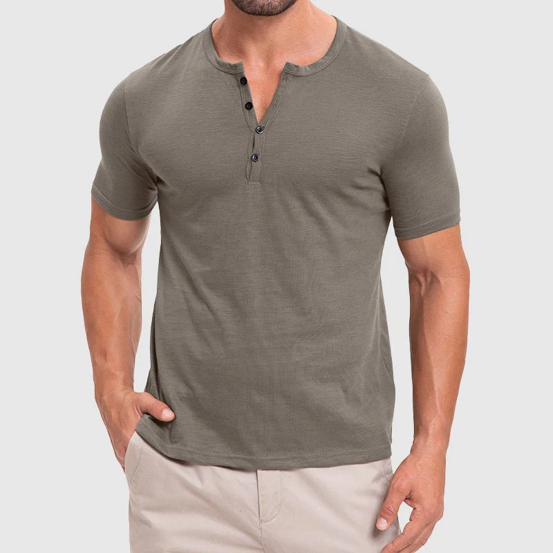 Arcani® | Davide Costa Riviera Henley Shirt - Image 3