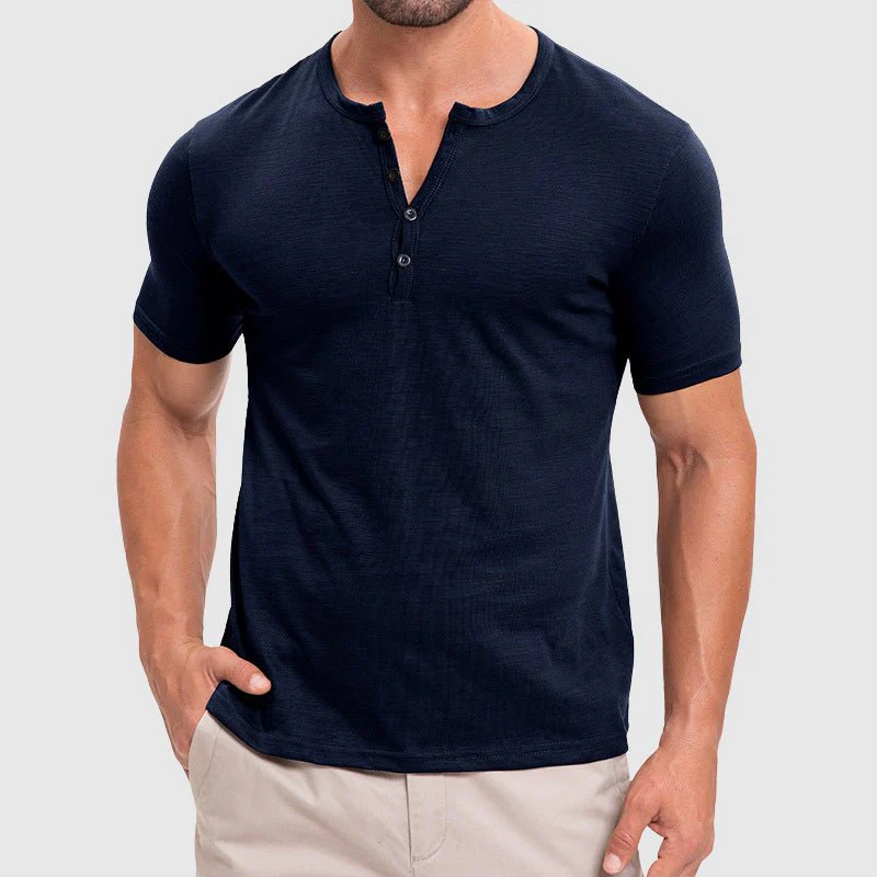 Arcani® | Davide Costa Riviera Henley Shirt - Image 4