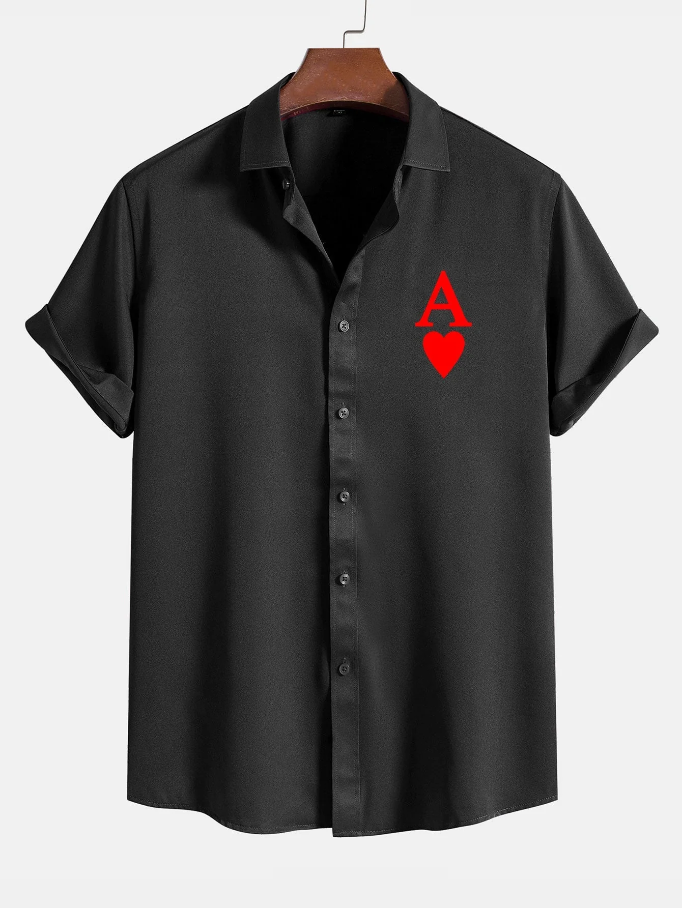 Arcani® | Poker Hearts Graphic Print Shirts - Image 4