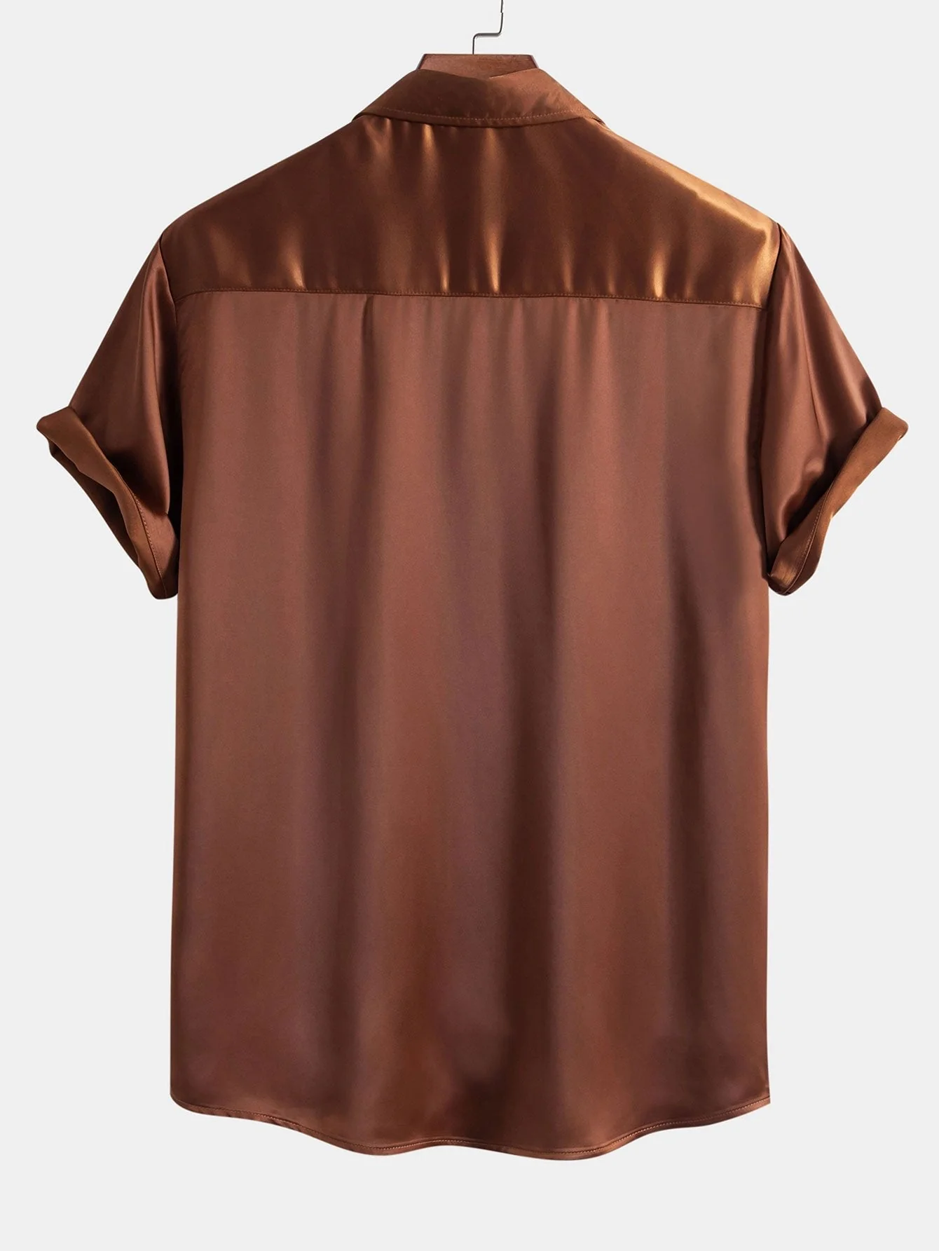 Arcario® | Satin Button Up Shirt - Image 4