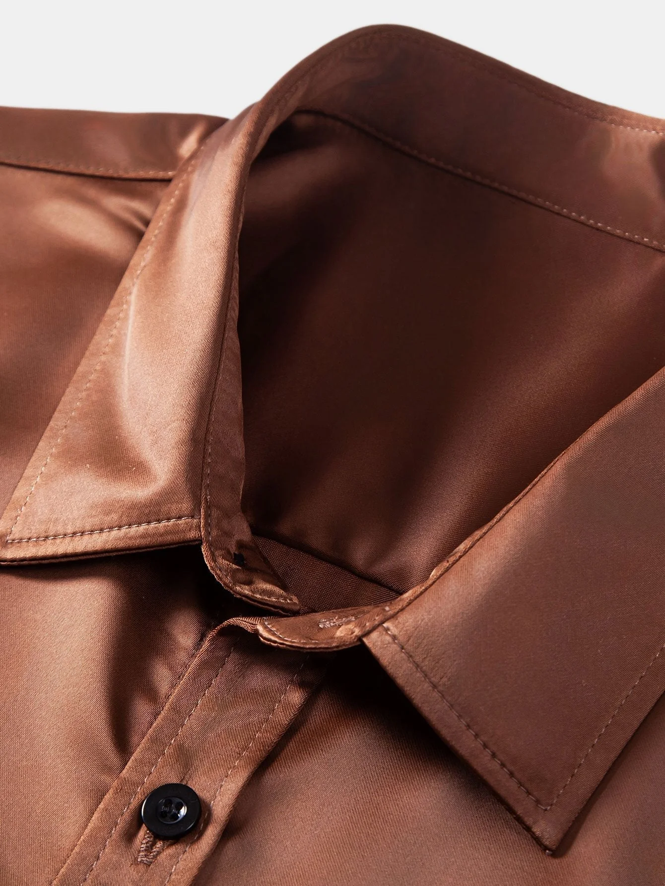 Arcario® | Satin Button Up Shirt - Image 5