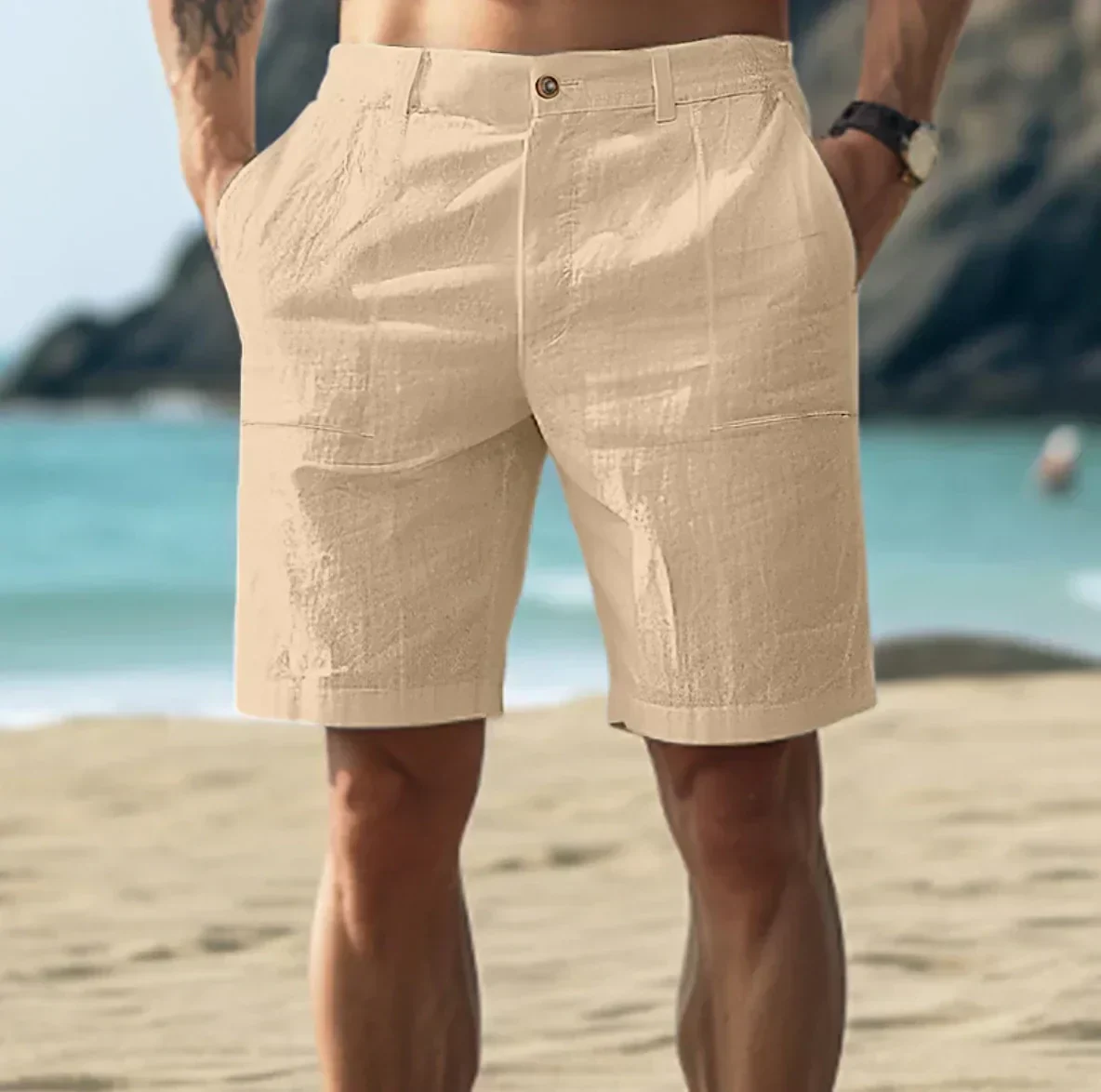Archer® | Casual Linen Shorts - Image 2