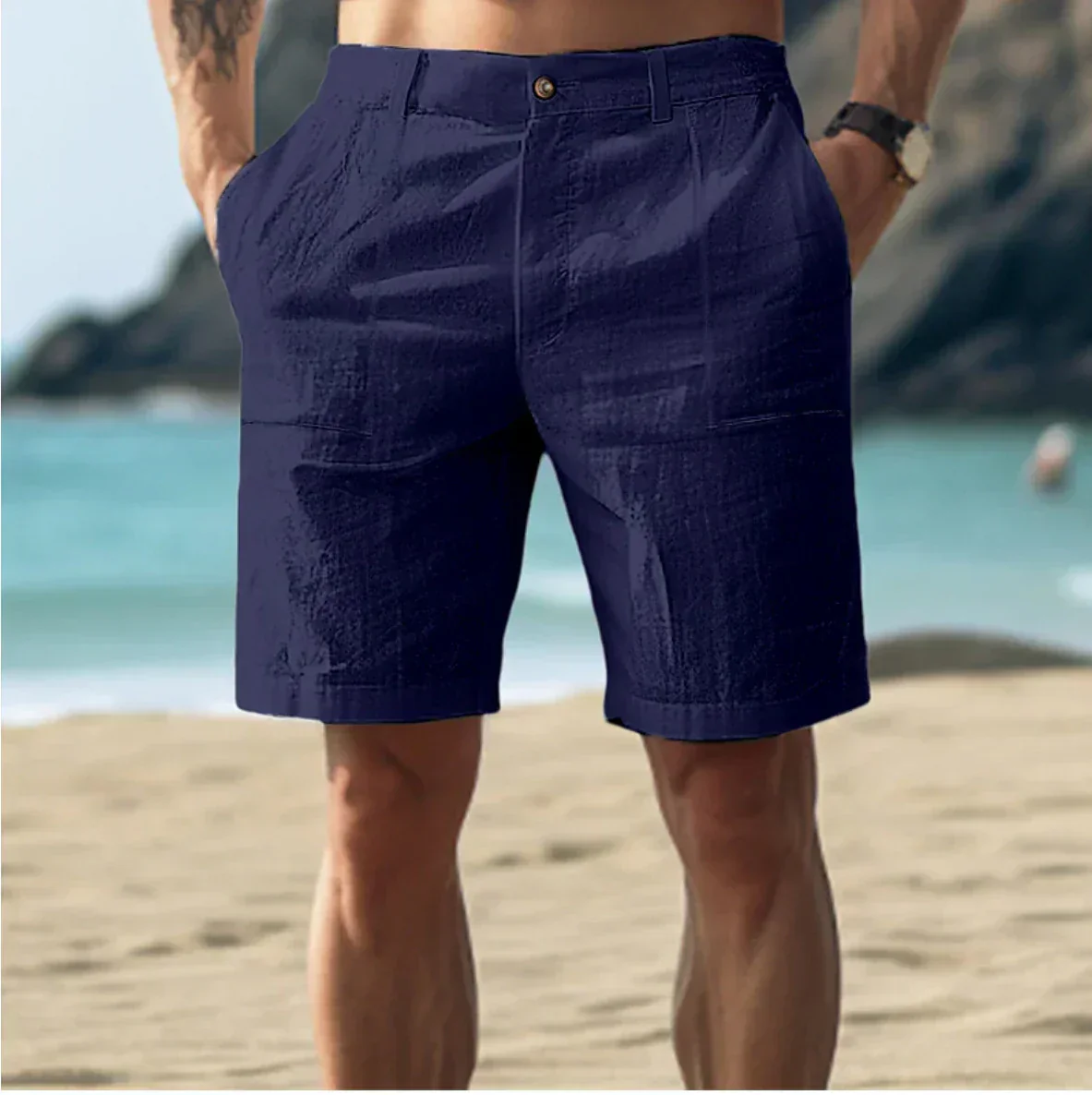 Archer® | Casual Linen Shorts - Image 3