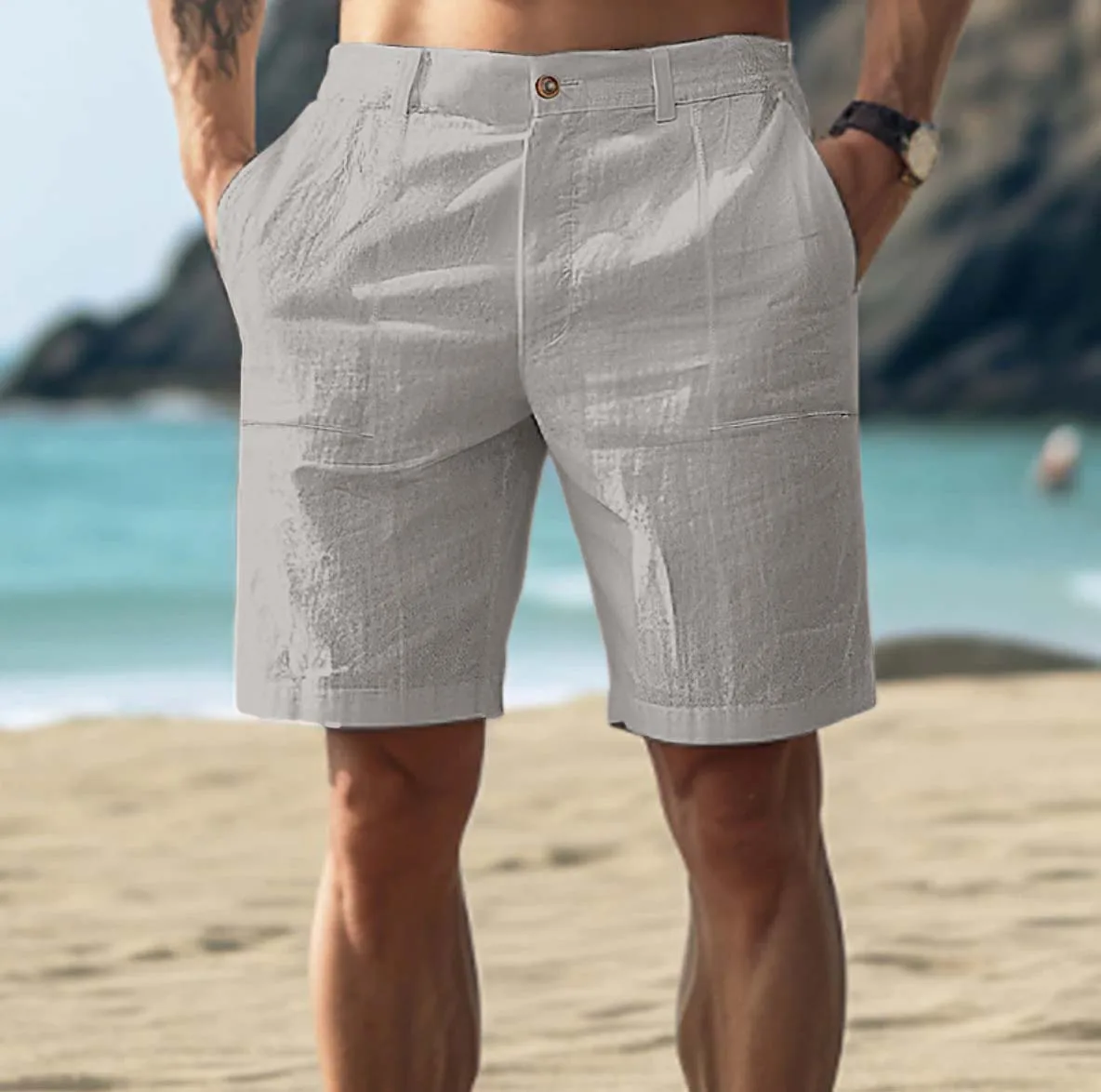 Archer® | Casual Linen Shorts - Image 4