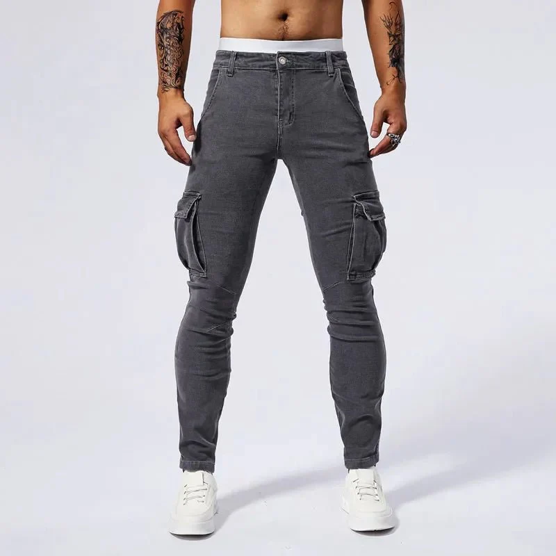 Archimedes® | Davide Costa SlimFit Cargo Jeans - Image 2