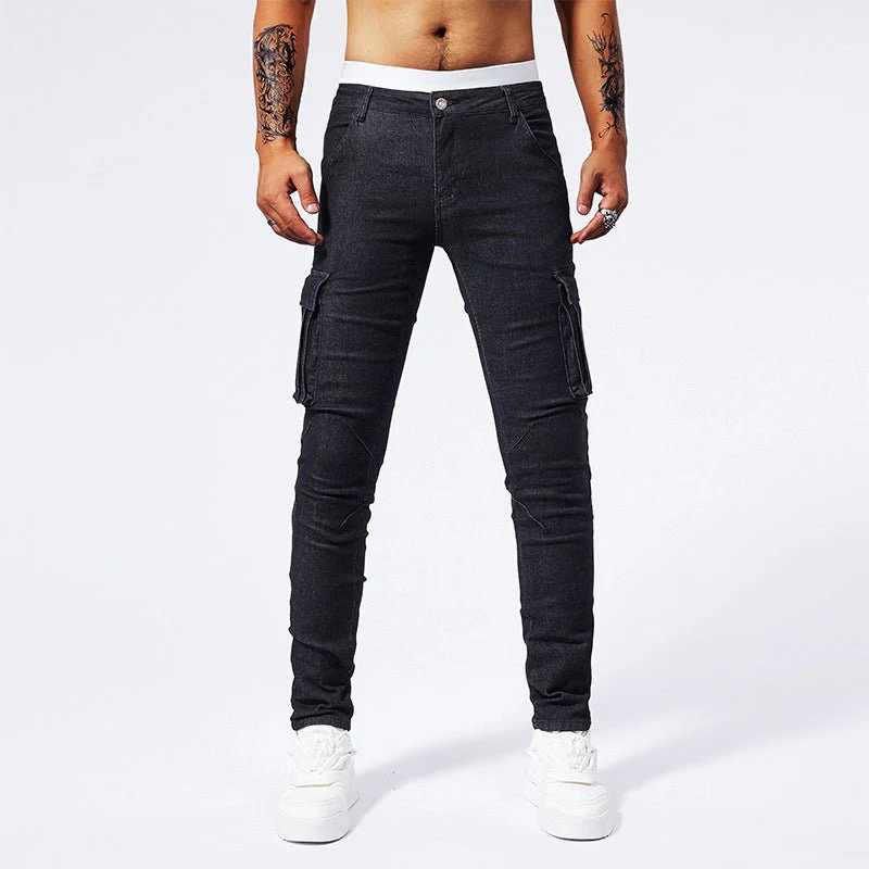 Archimedes® | Davide Costa SlimFit Cargo Jeans - Image 3