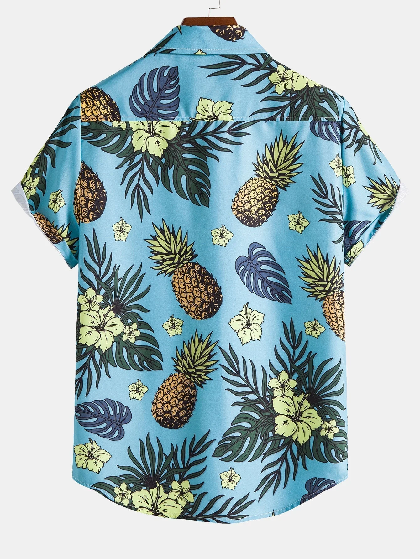 Arcie® | Tropical Floral Pineapple Print Shirt - Image 2