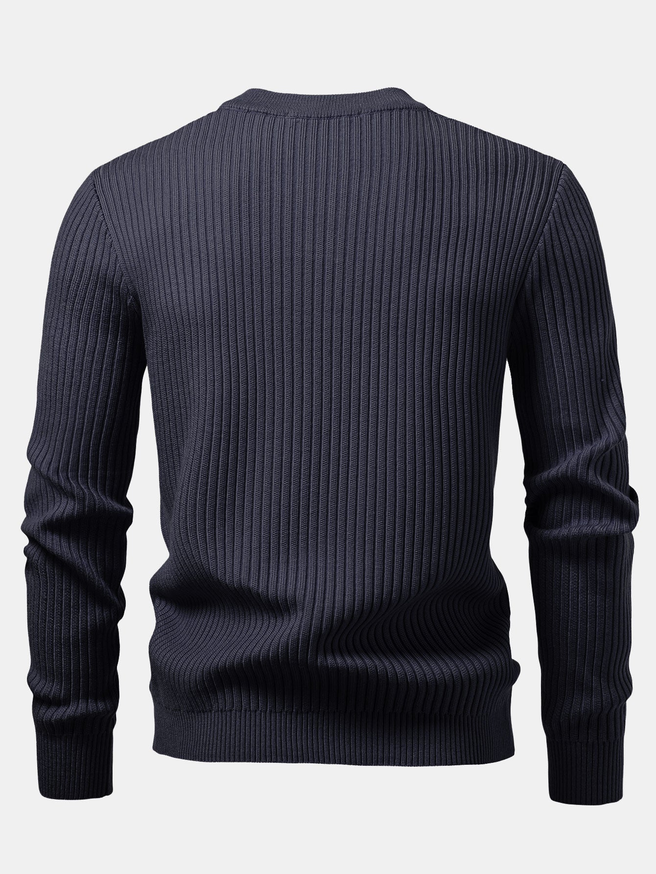 Ardal® | Ribbed Henley Neck Sweater - Image 11